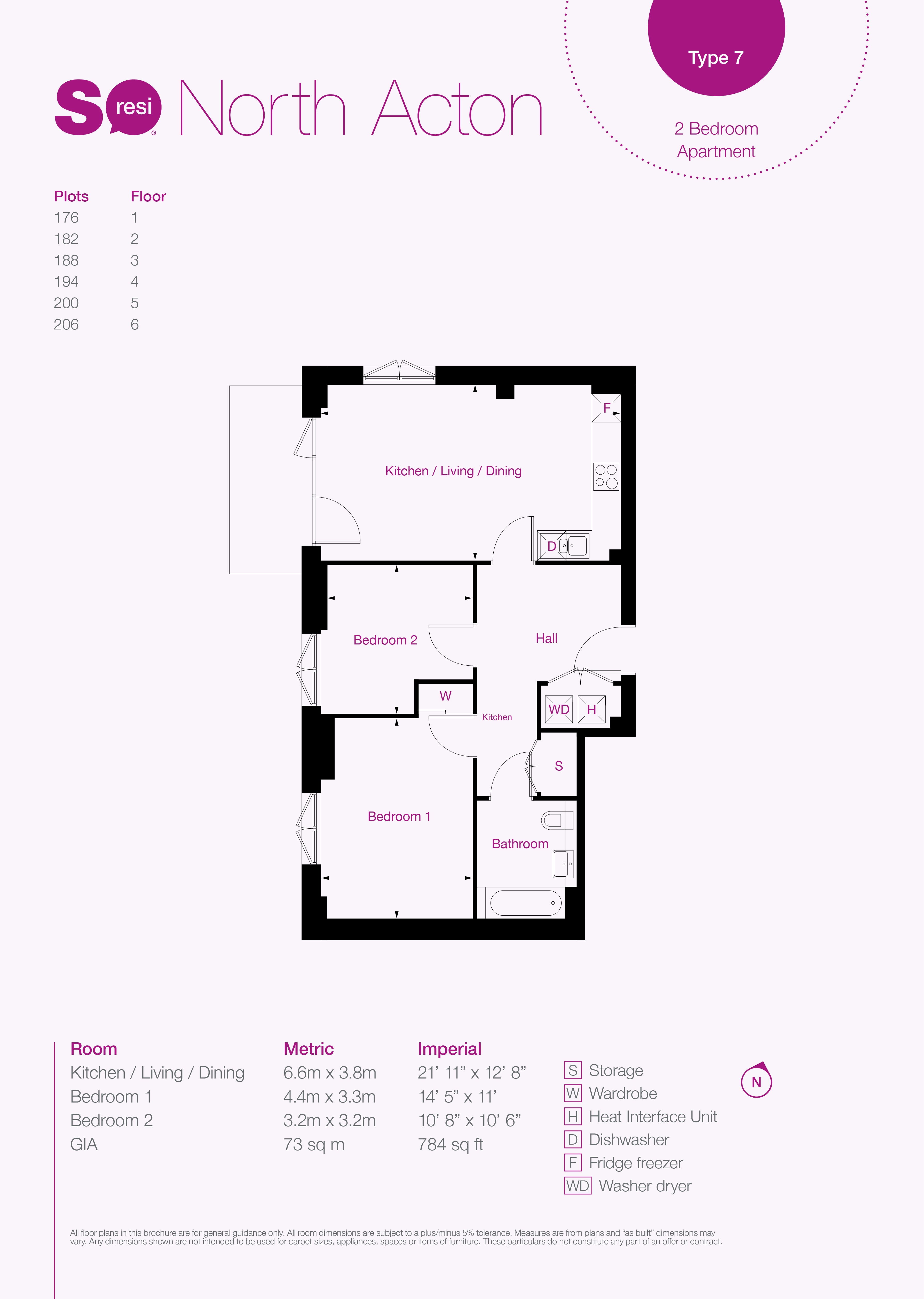 Acton, Acton floorplan