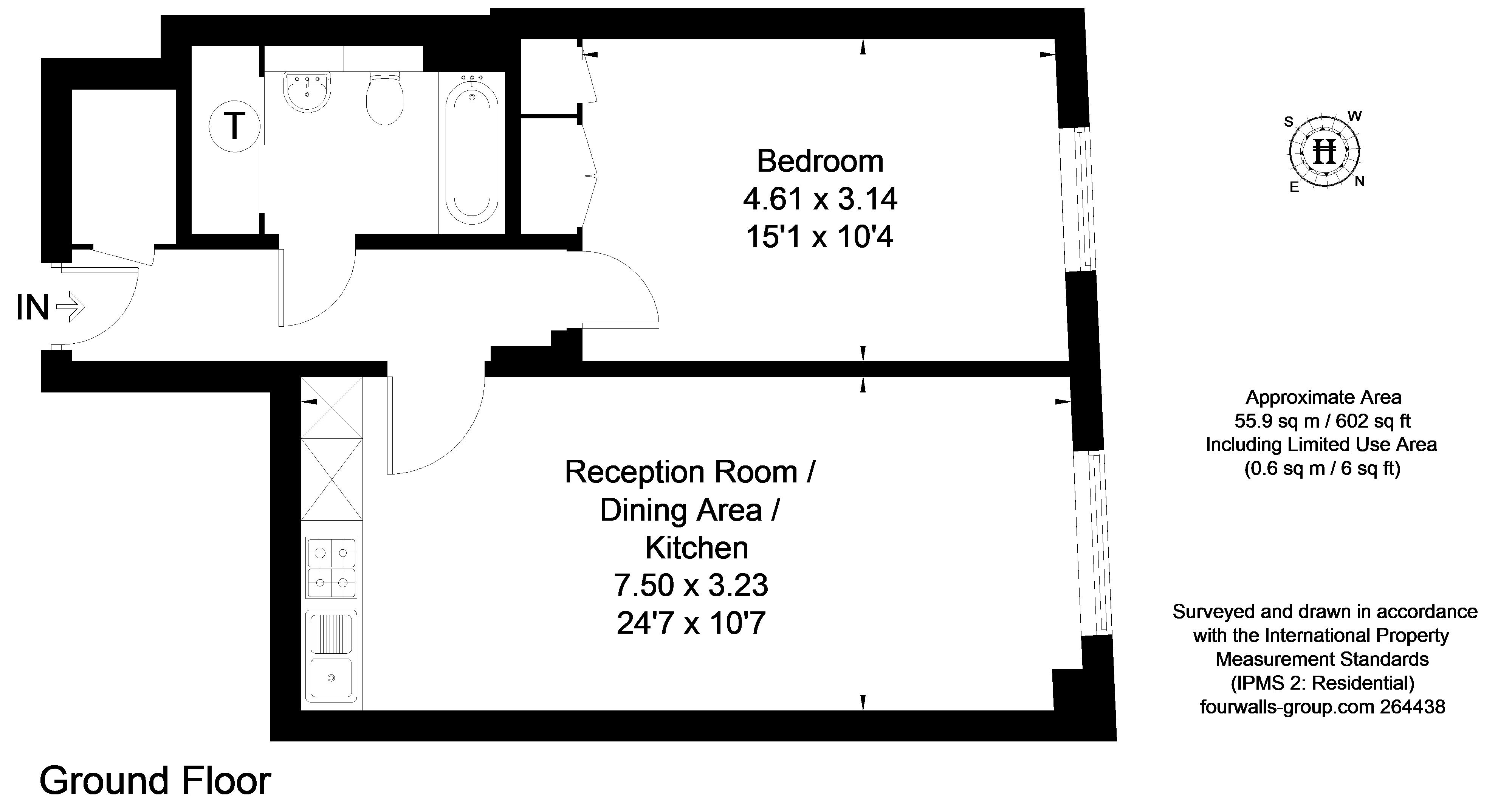 Flat G02, 1, Pepys Street, London floorplan