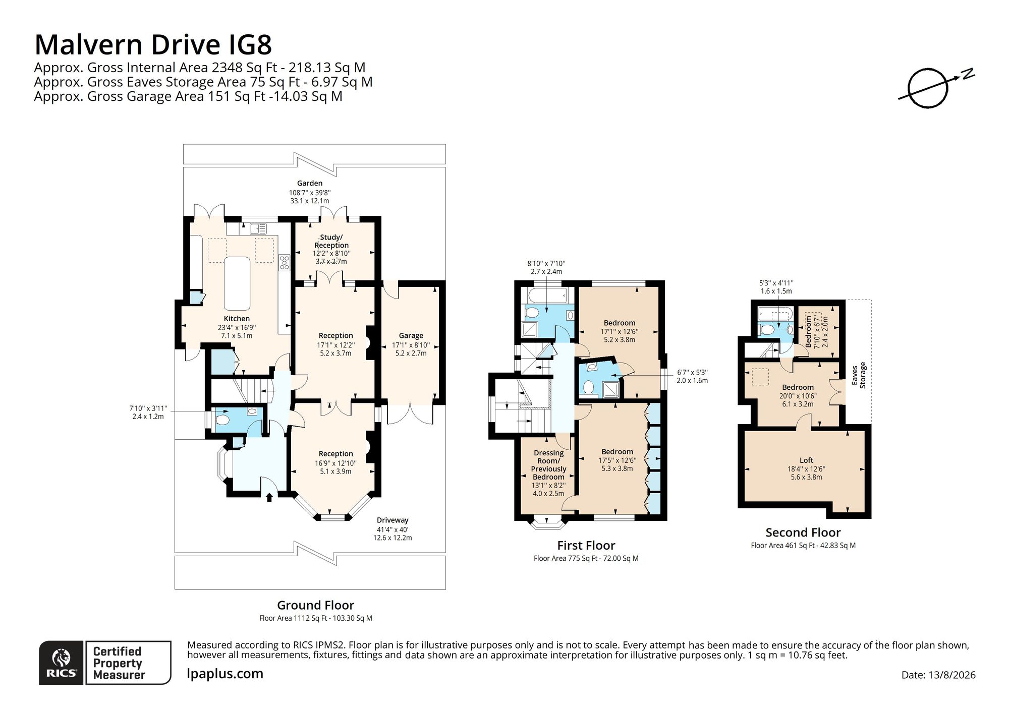 9 Malvern Drive, Woodford Green floorplan