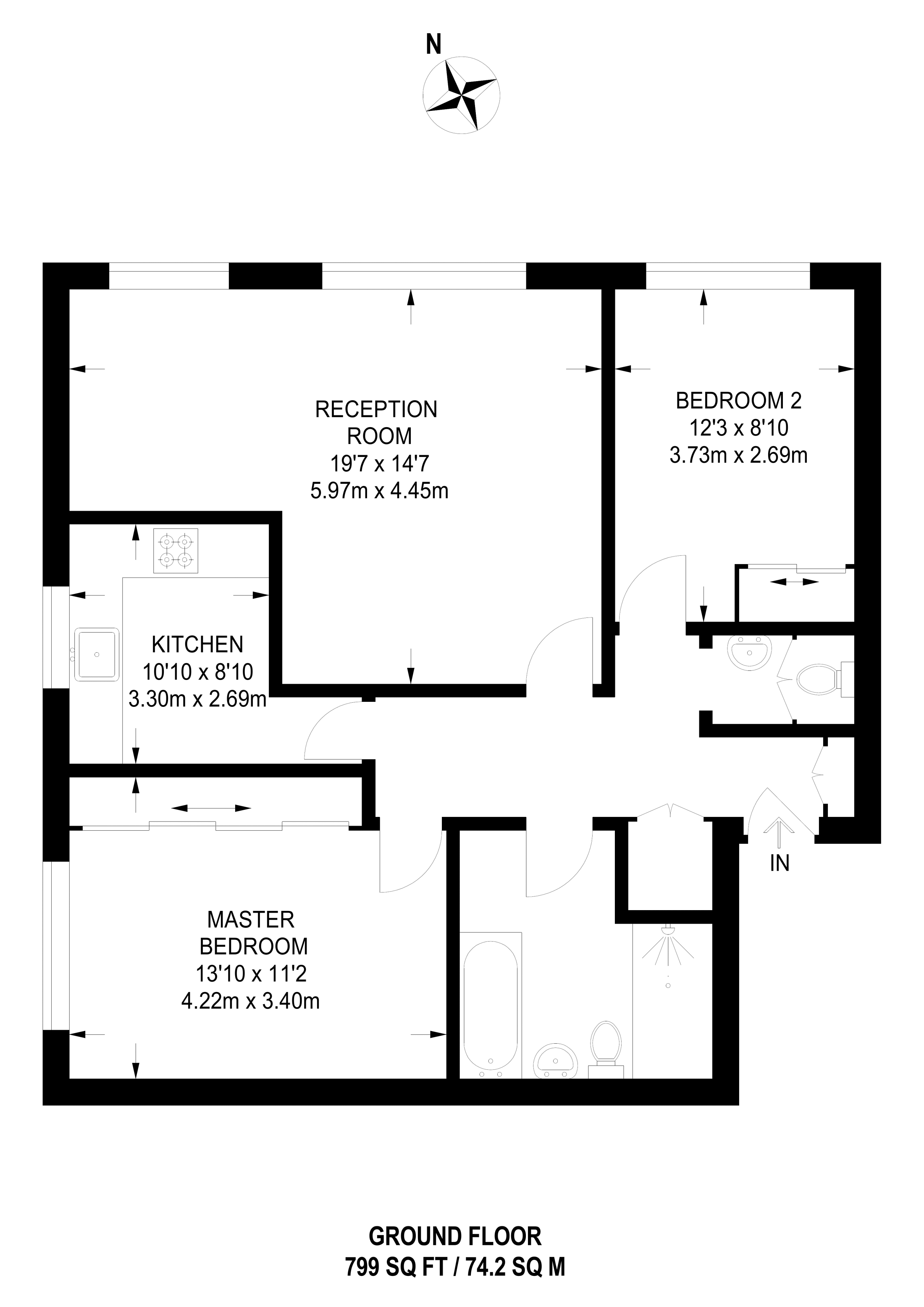 2 Bedrooms Flat for sale in Homefield Road, Bromley BR1