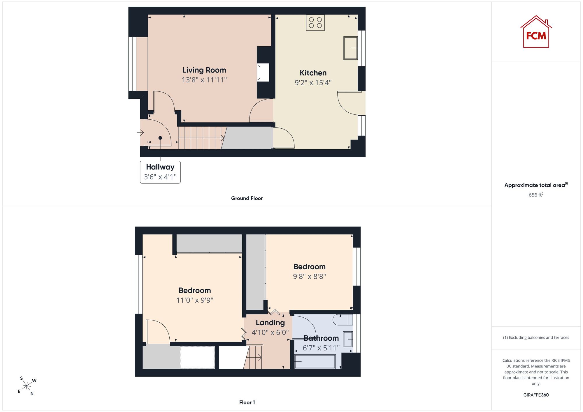 14 Norbeck Park, Cleator Moor floorplan