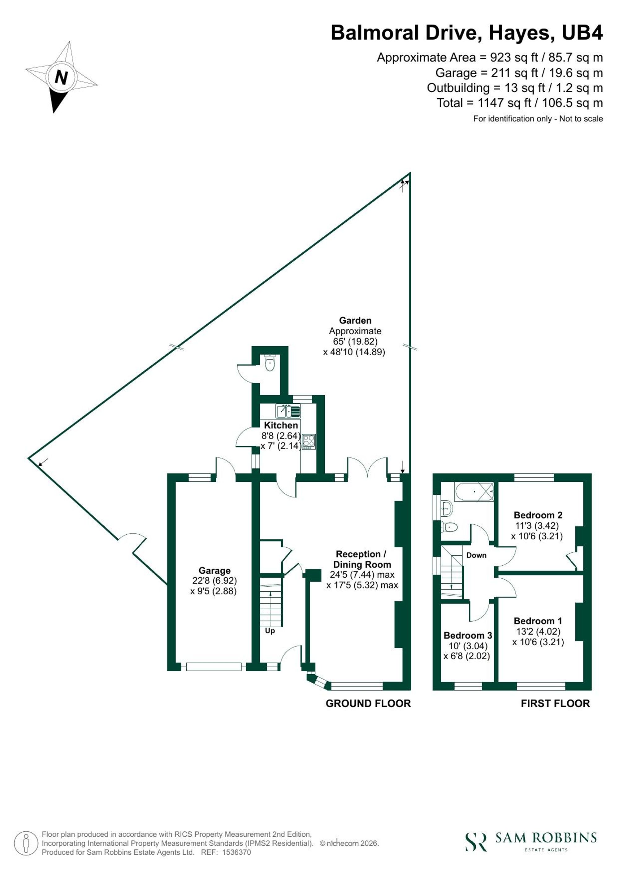 321 Balmoral Drive, Hayes floorplan