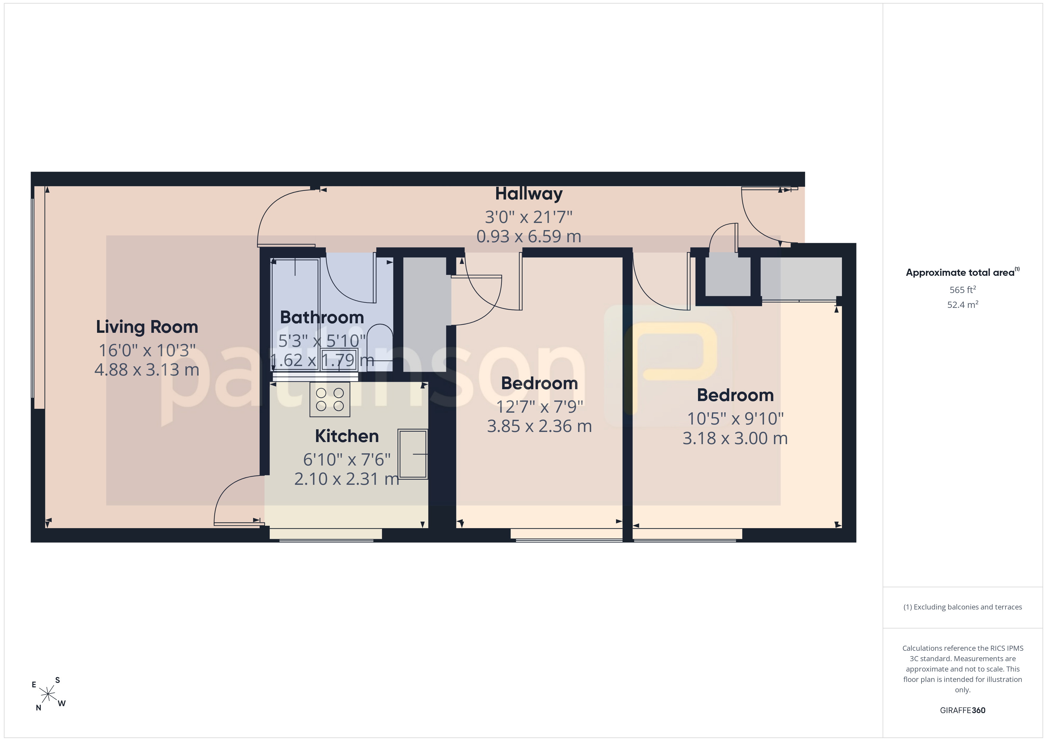 St. Just Place, Newcastle upon Tyne floorplan