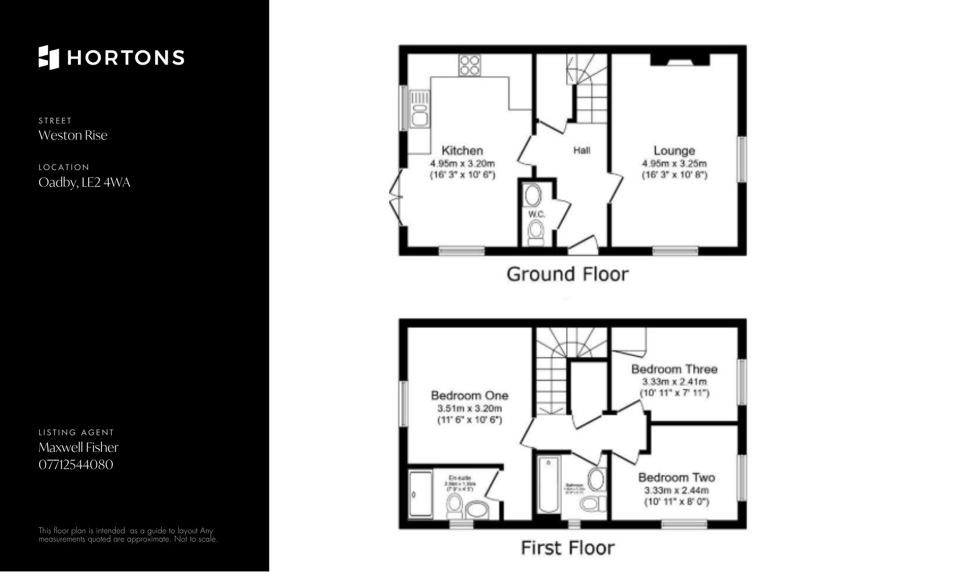 17 Weston Rise, Leicester floorplan