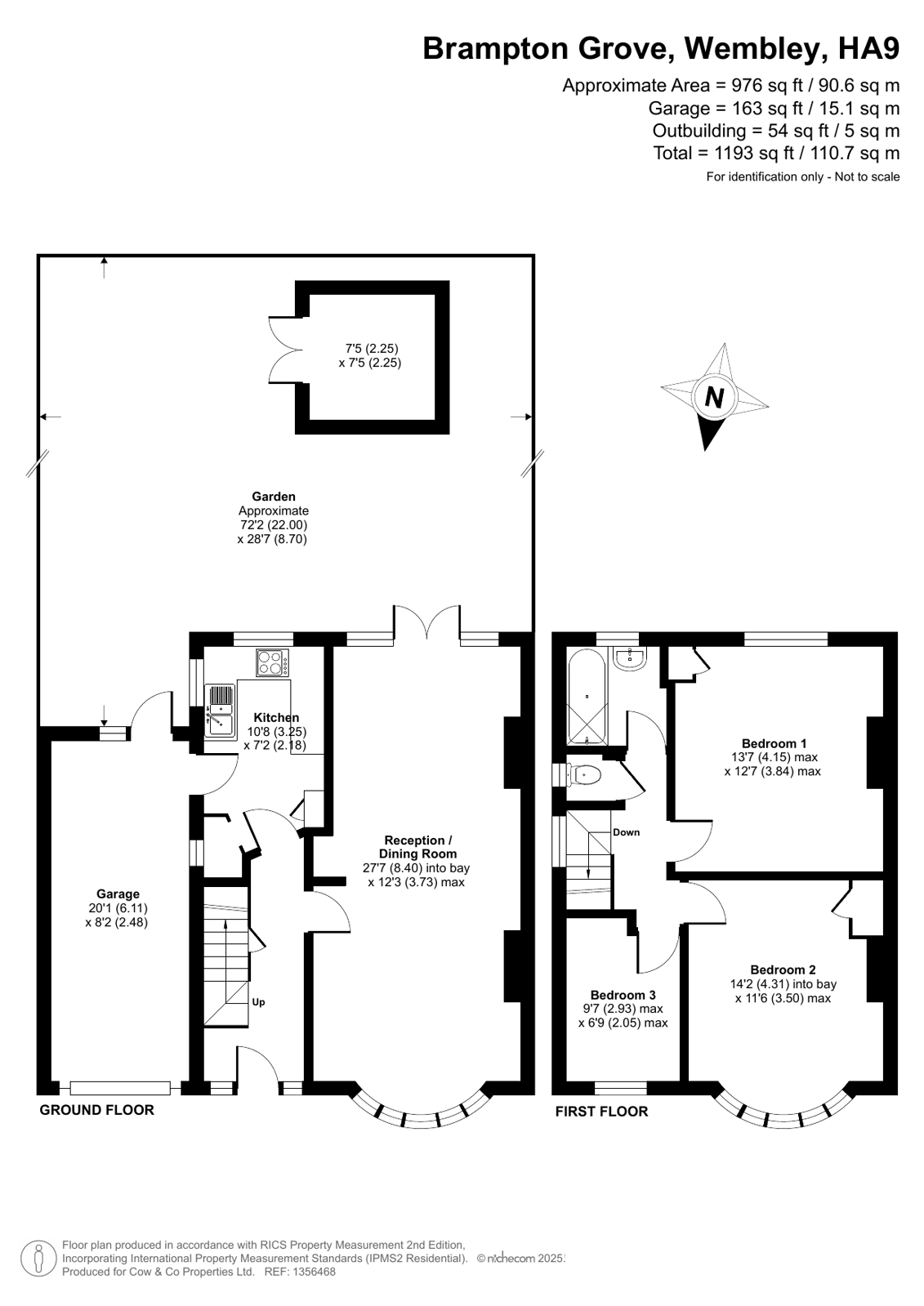 8, Brampton Grove, Wembley floorplan