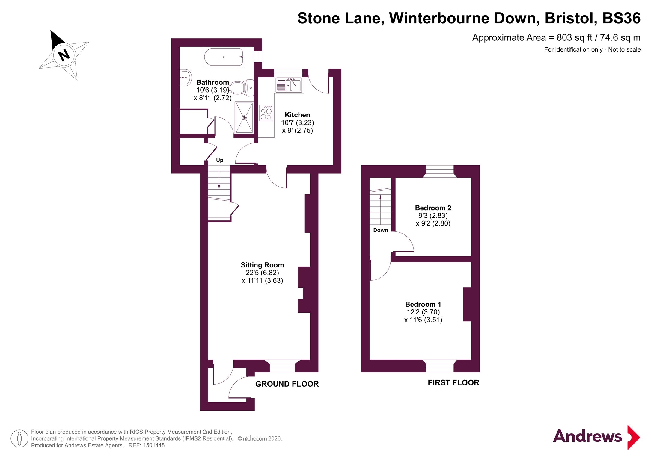 43, Stone Lane, Bristol floorplan