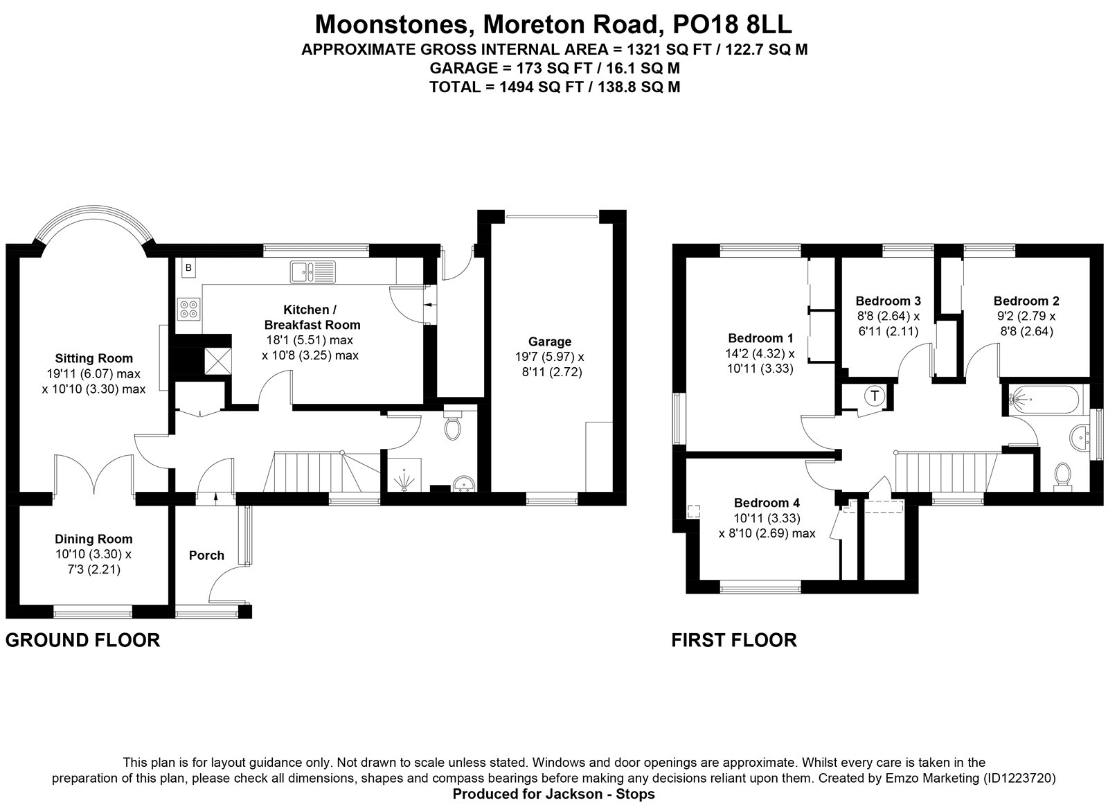 Moonstones,, Moreton Road, Chichester floorplan