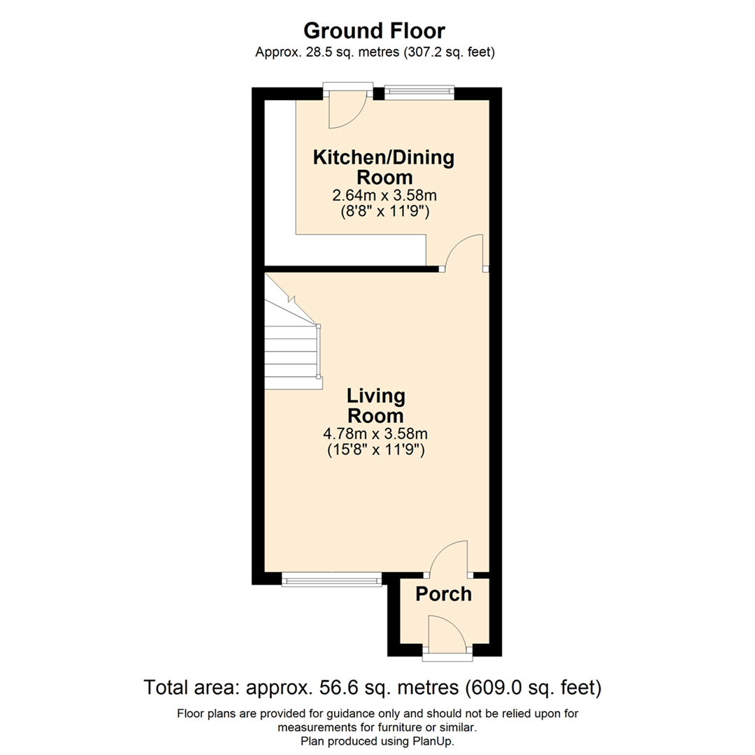 Little Oaks, Penryn TR10, 2 bedroom semidetached house for sale