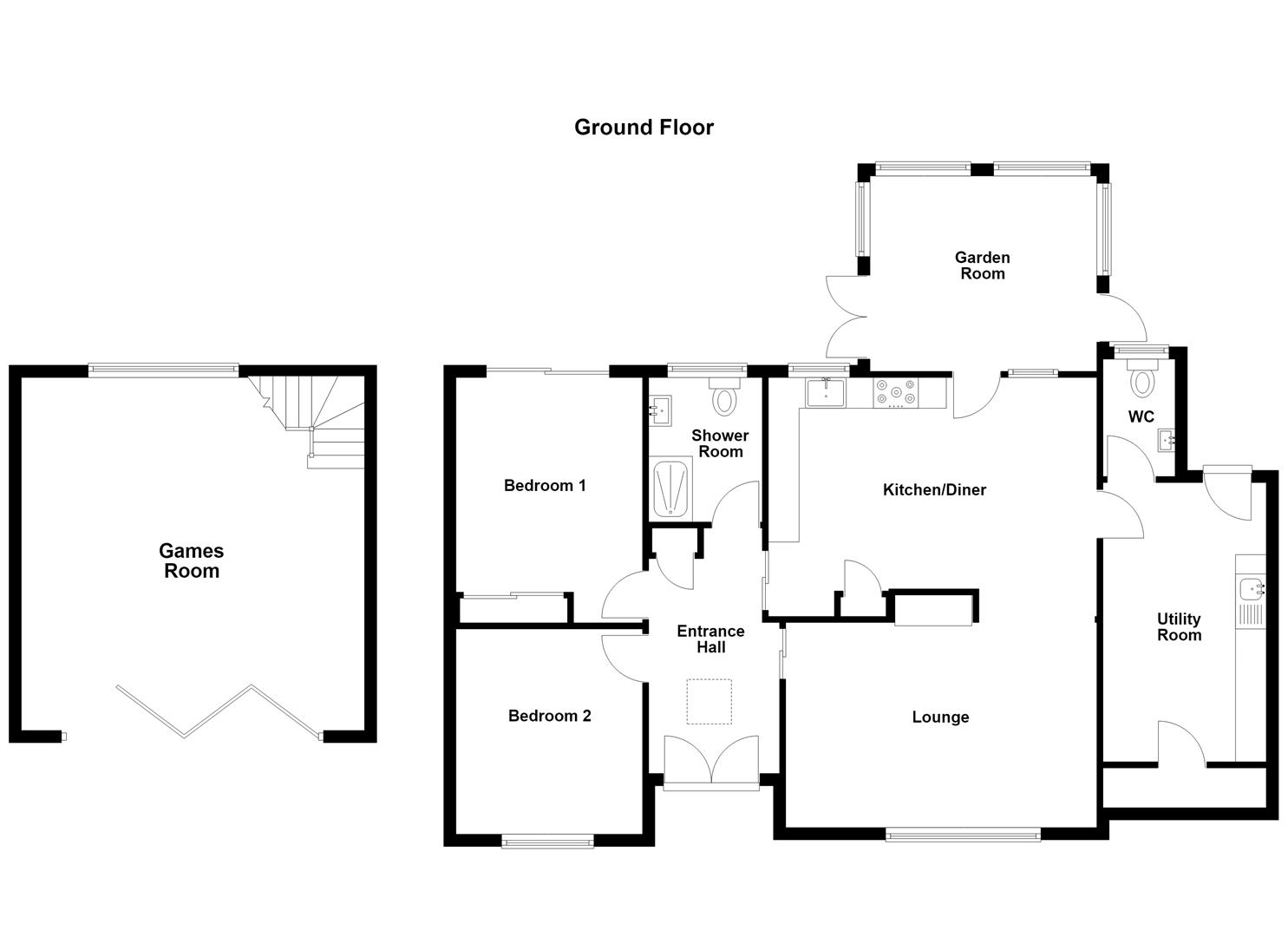 Newholme, Langbridge, Sandown floorplan