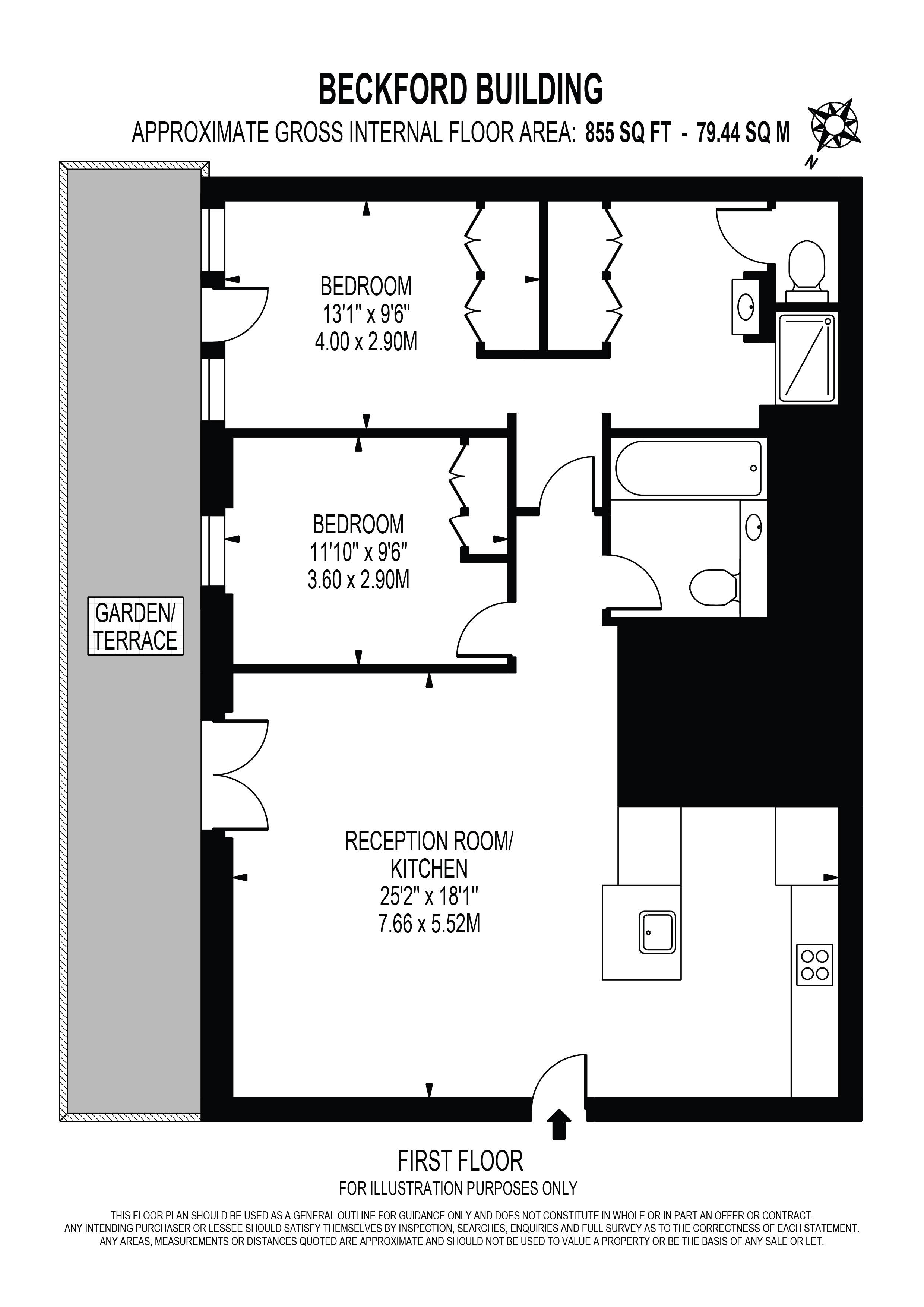 2 Bedrooms Flat to rent in Heritage Lane, London NW6
