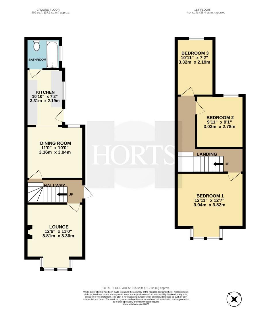 42, Campbell Street, Rugby floorplan
