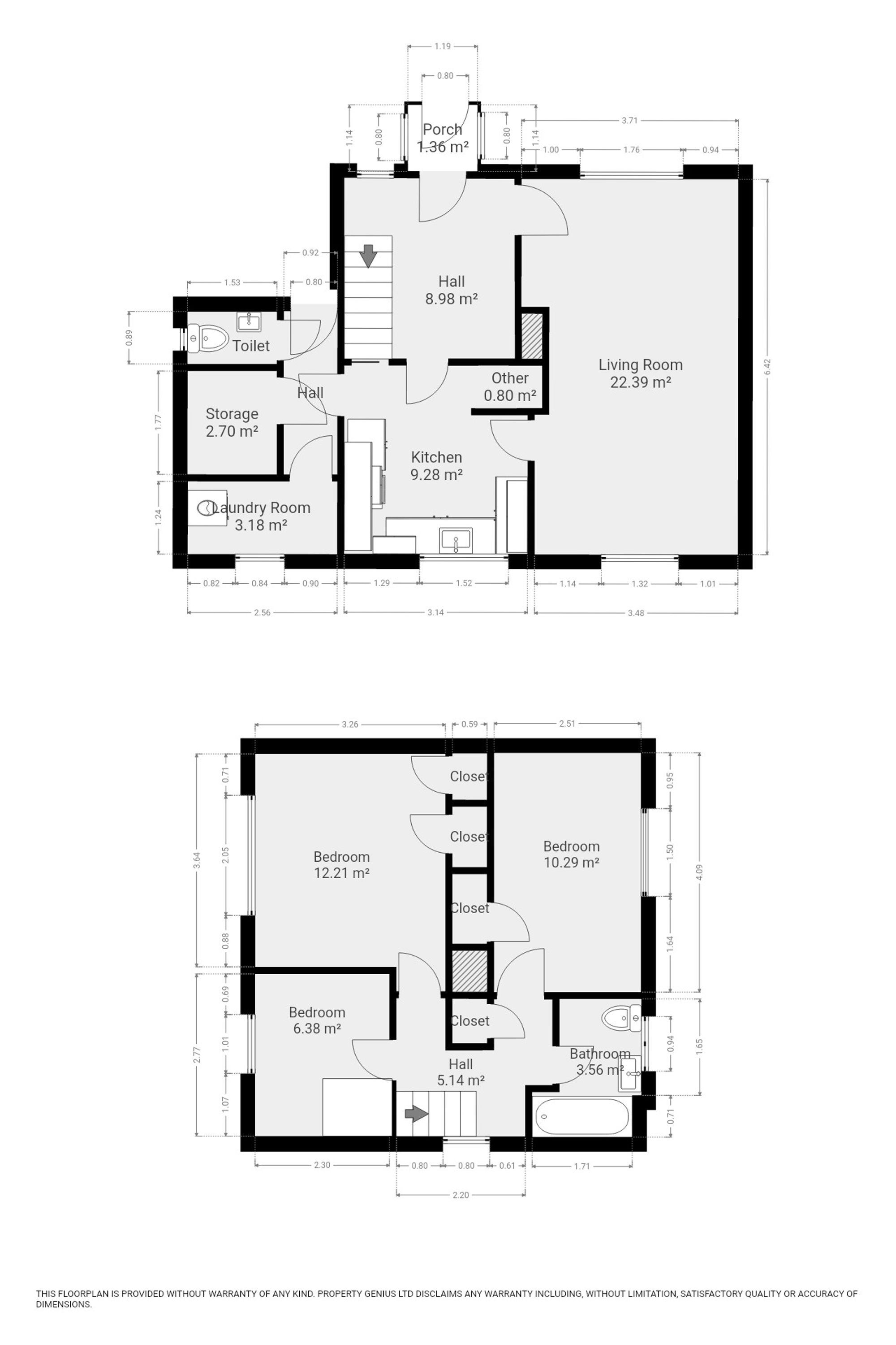 55 Milner Street, Manchester floorplan