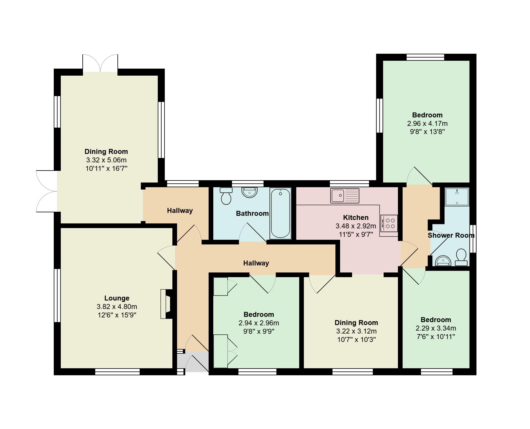 Oaklea, Stowmarket floorplan