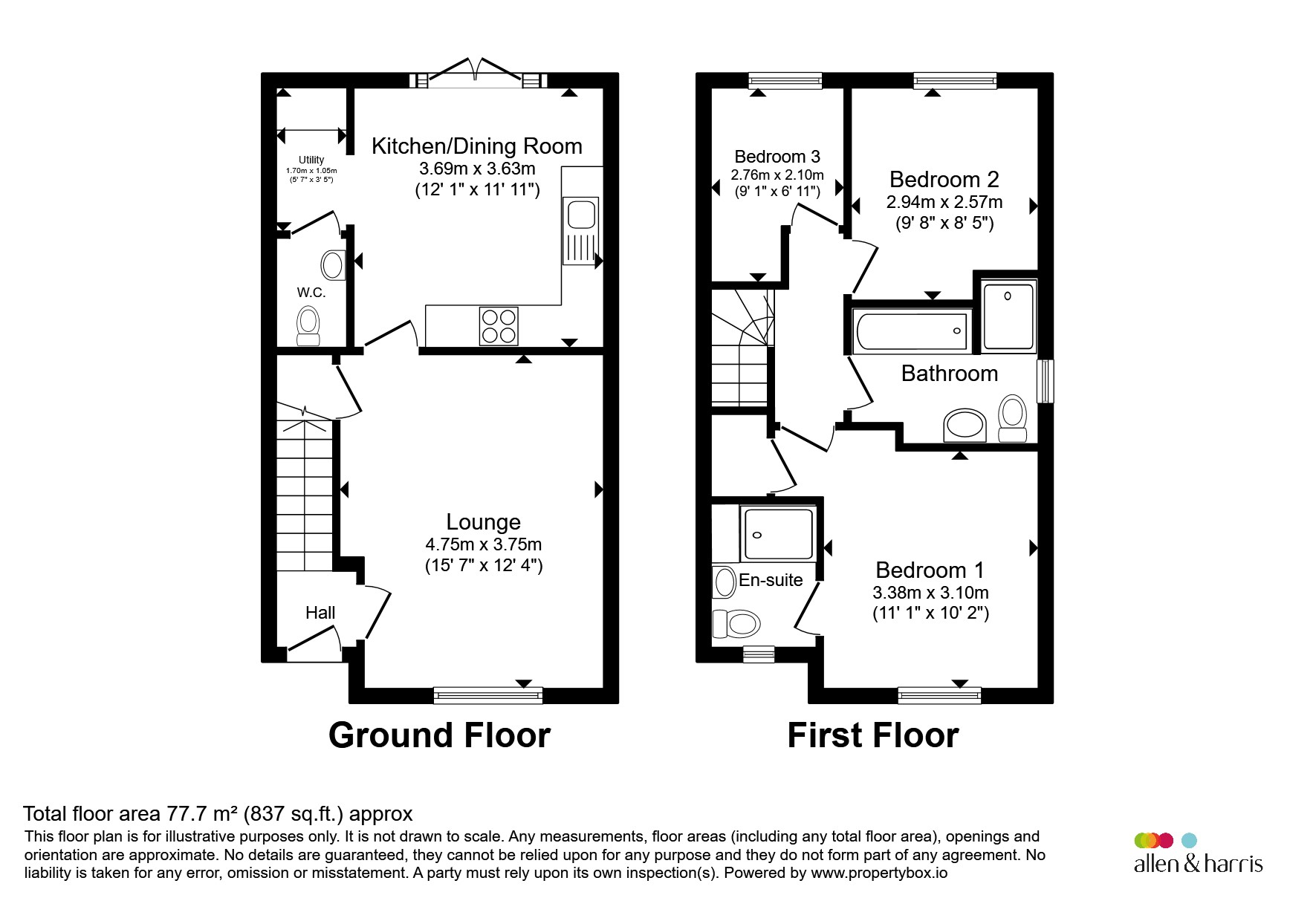 85, Proctor Way, Faringdon floorplan