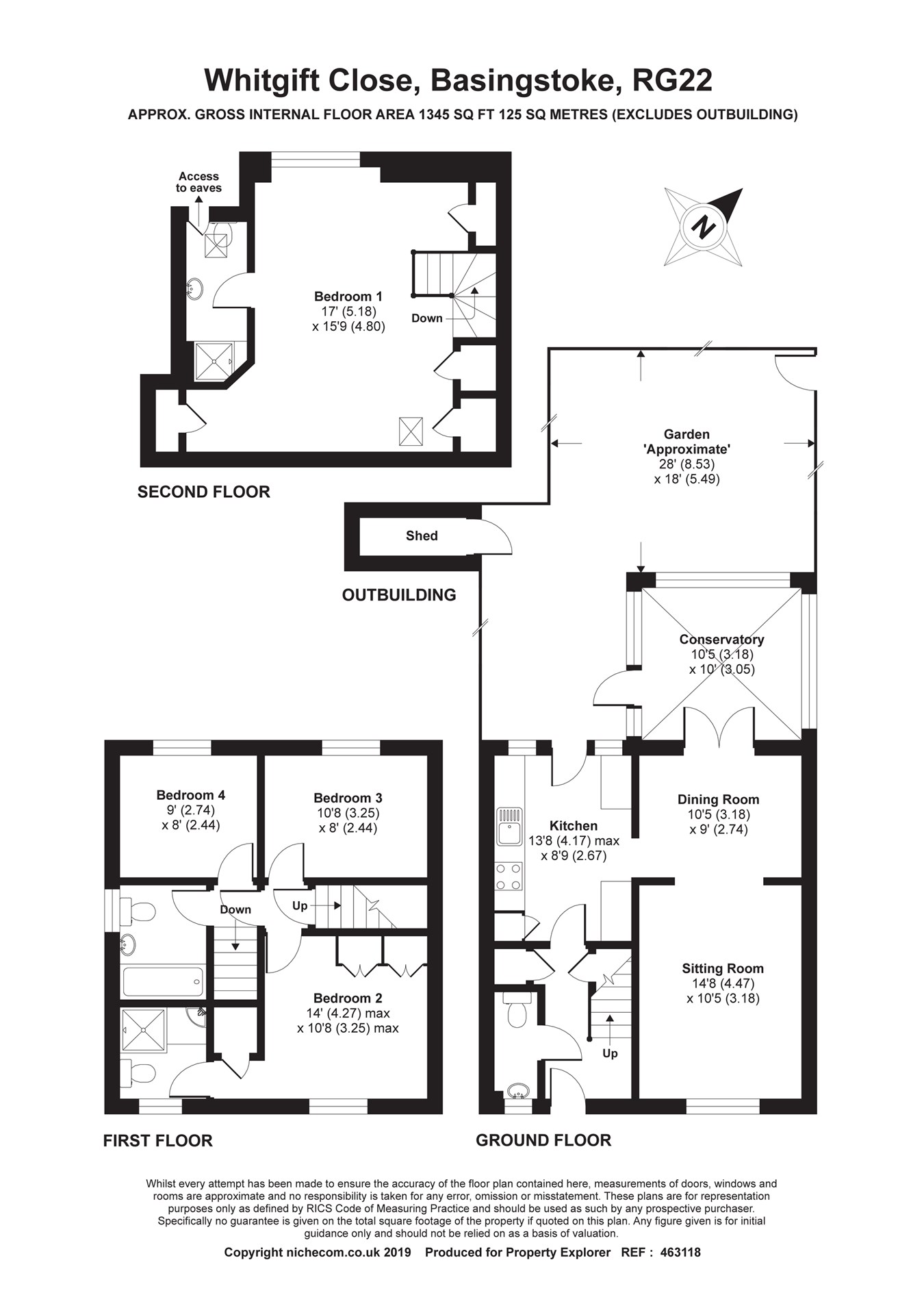 4 Bedrooms Semi-detached house for sale in Whitgift Close, Beggarwood, Basingstoke RG22