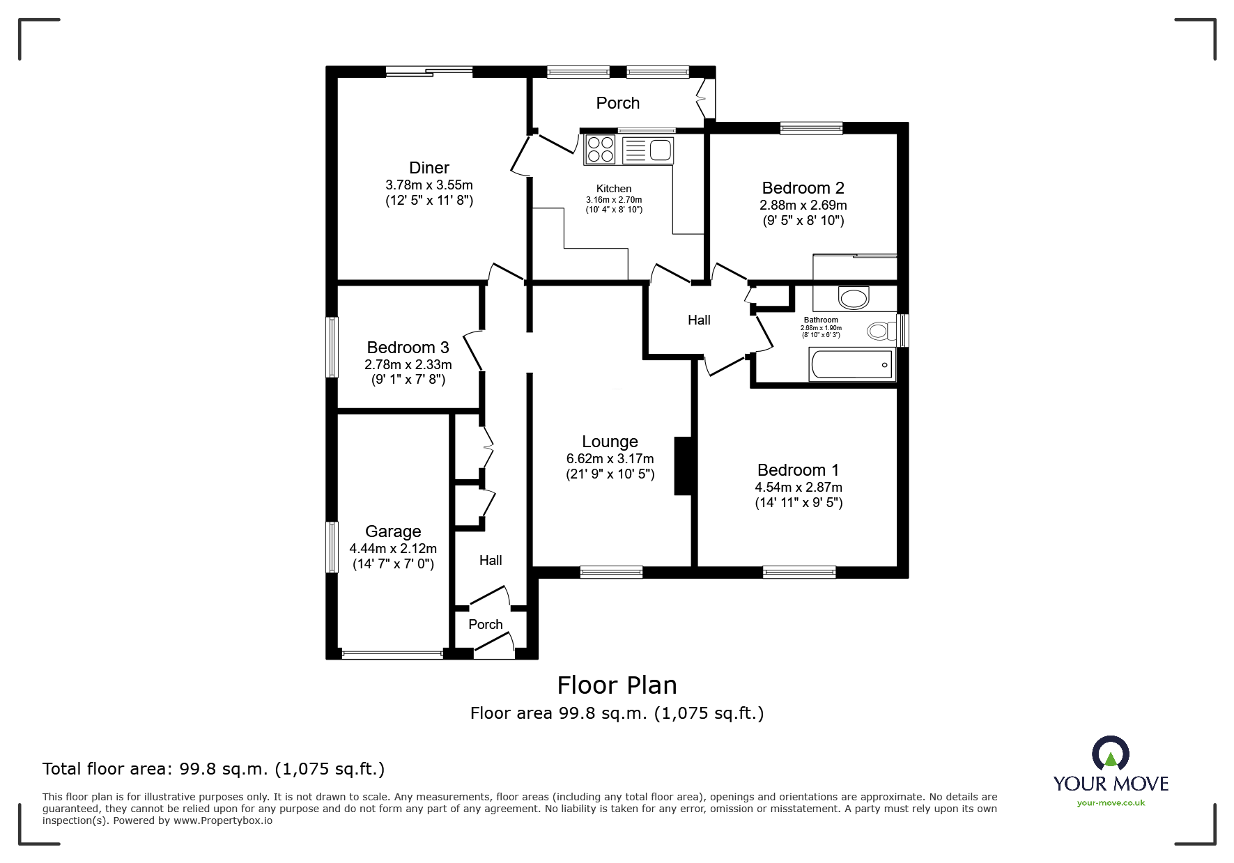 32, Conway Drive, Lincoln floorplan