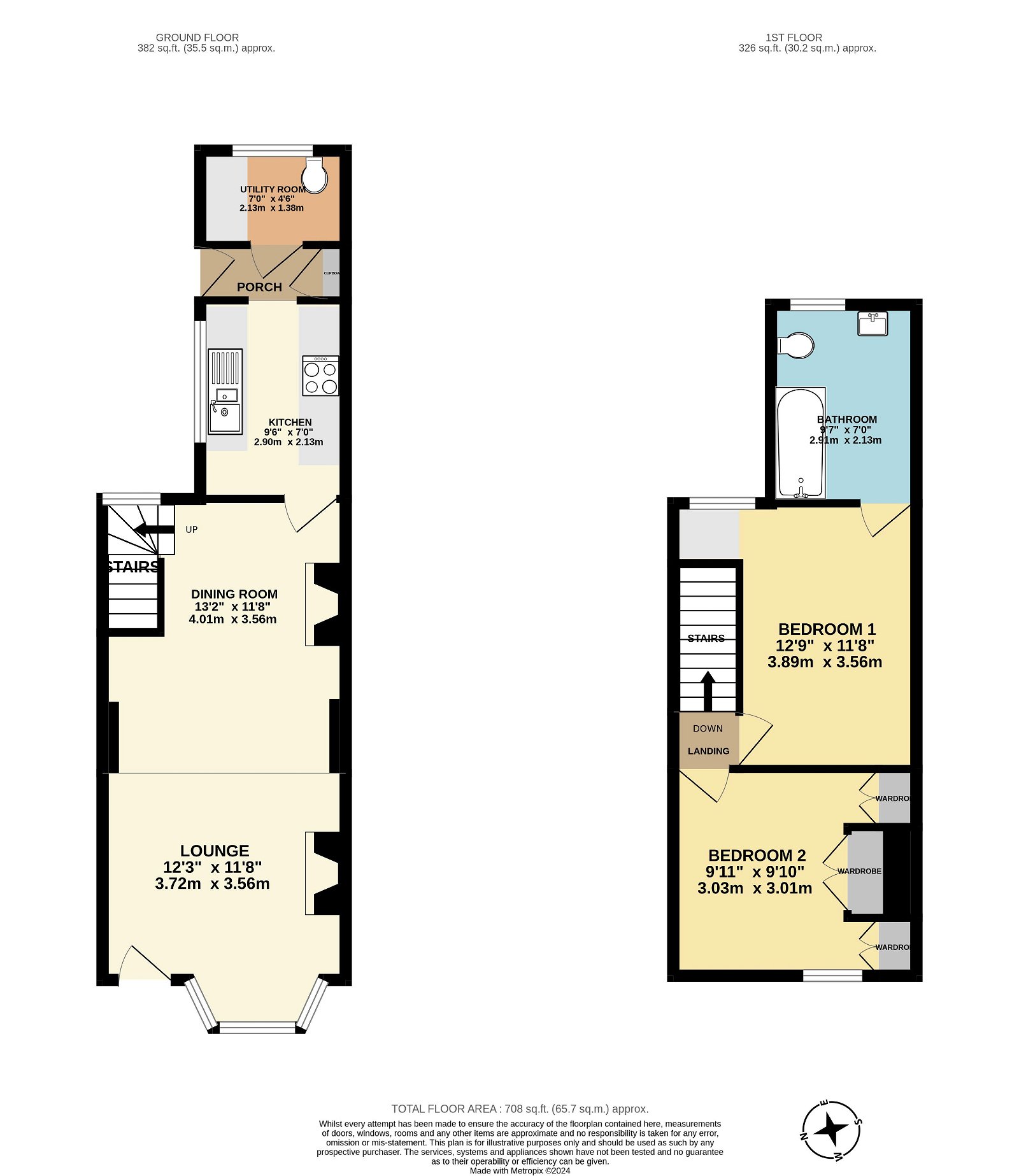 High Street, Halling, Rochester ME2, 2 bedroom terraced house for sale