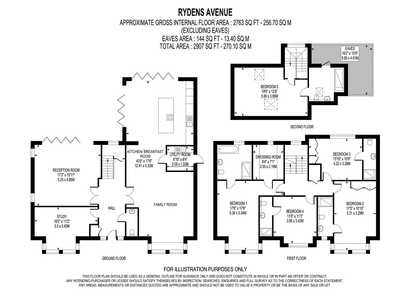 Rydens Avenue, Walton-On-Thames floorplan