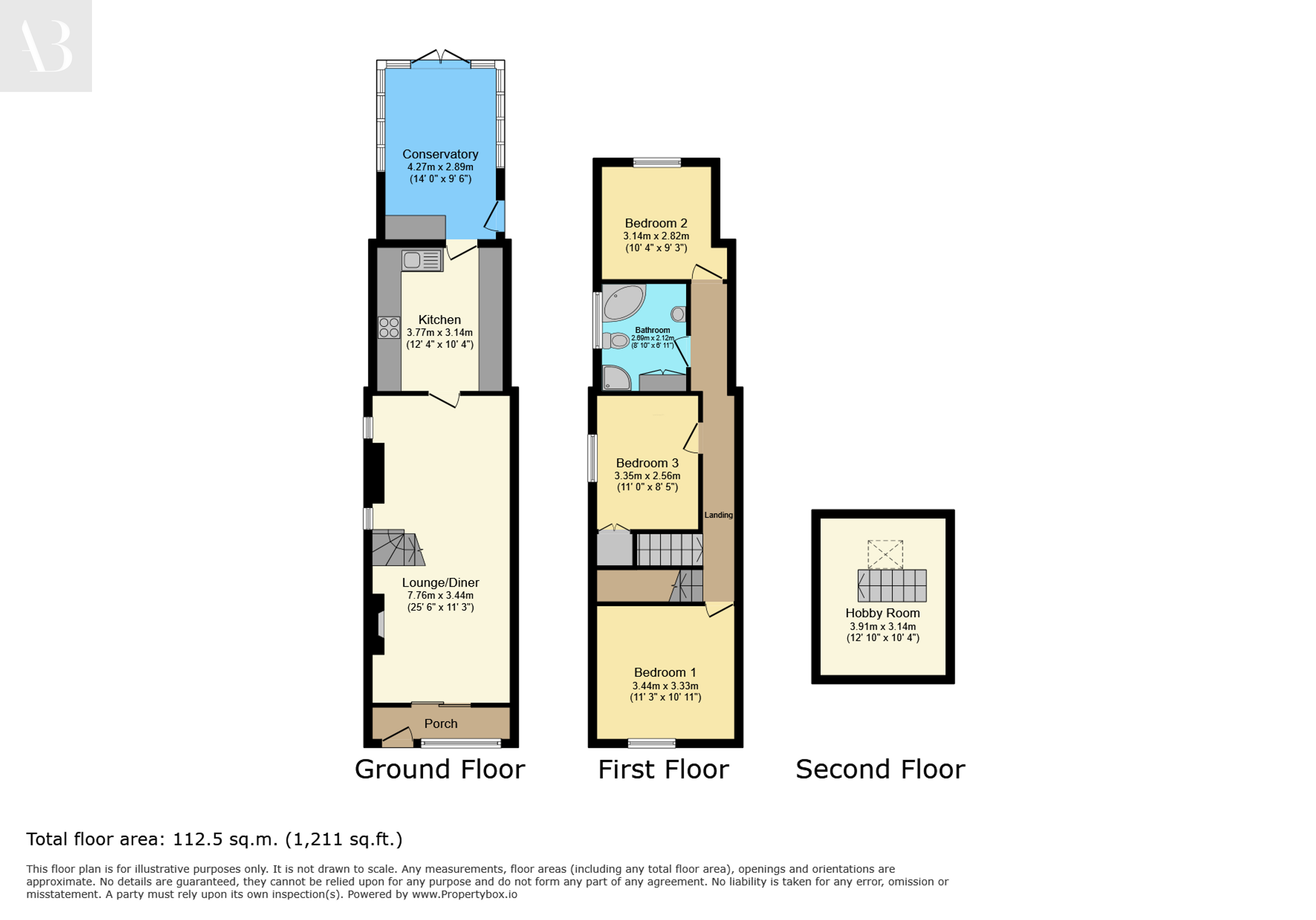 12 Shaw Lane, Markfield floorplan