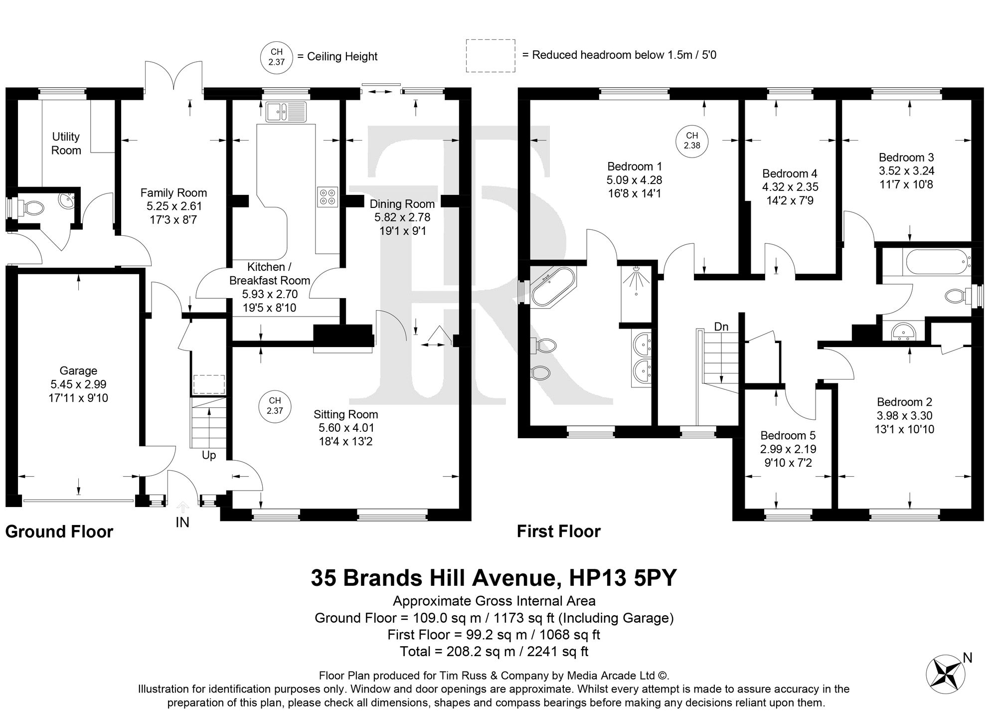 35 Brands Hill Avenue, High Wycombe floorplan