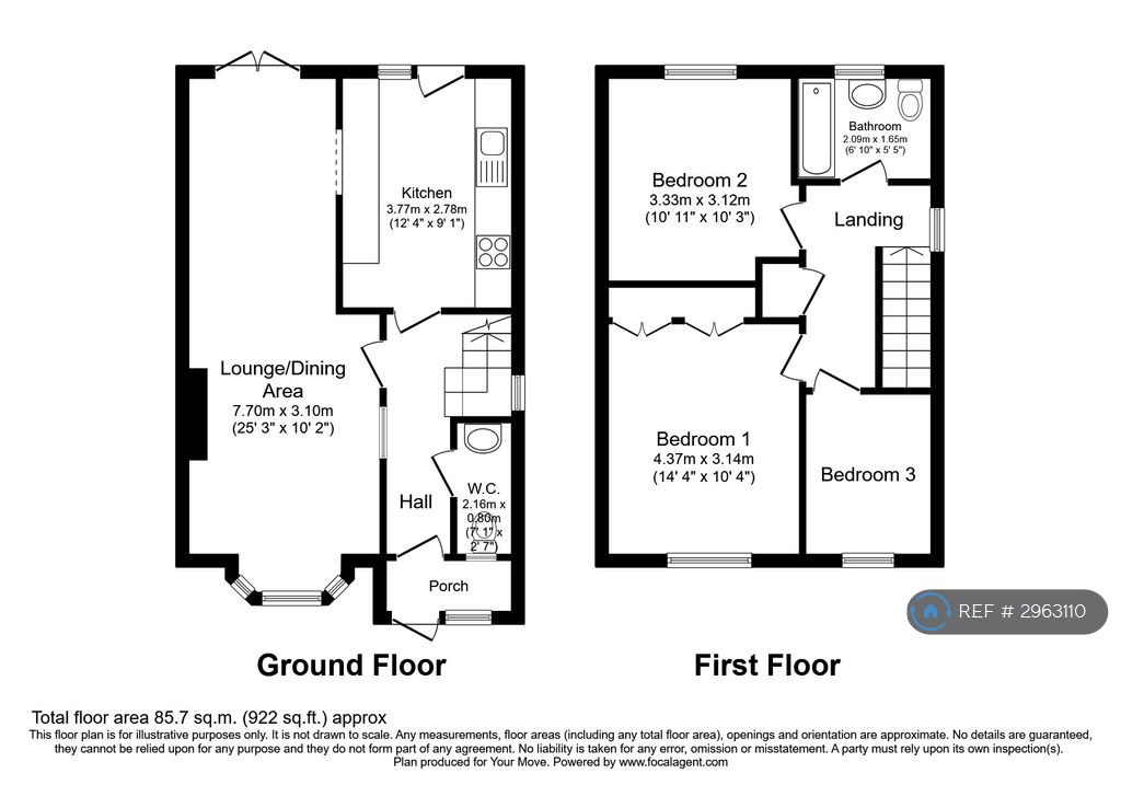 Glendale, Swanley floorplan