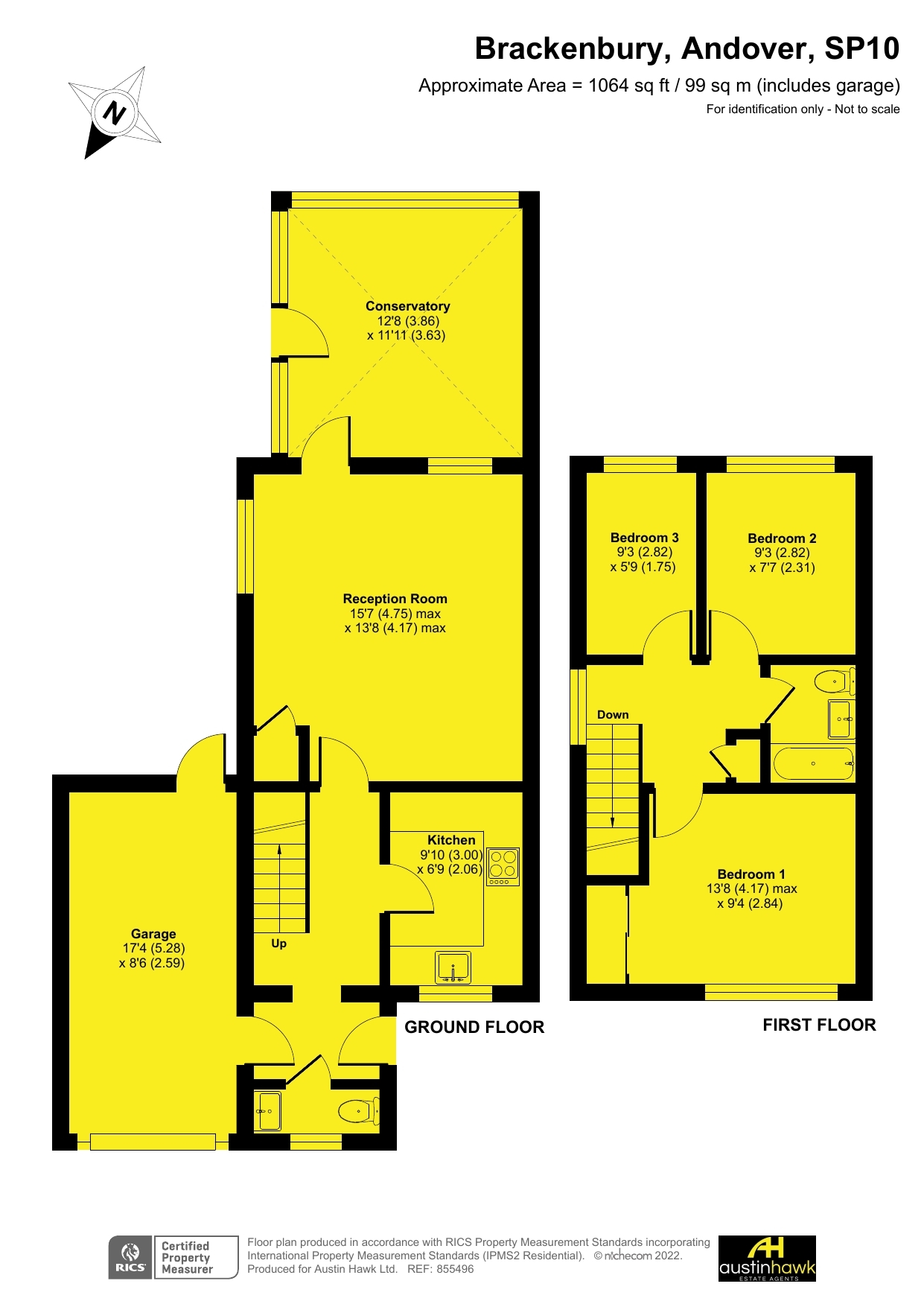 Brackenbury, Andover SP10, 3 bedroom semidetached house for sale