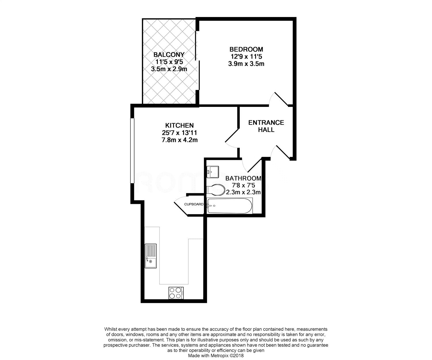 1 Bedrooms Flat for sale in York House, 49 Victoria Road, Farnborough GU14