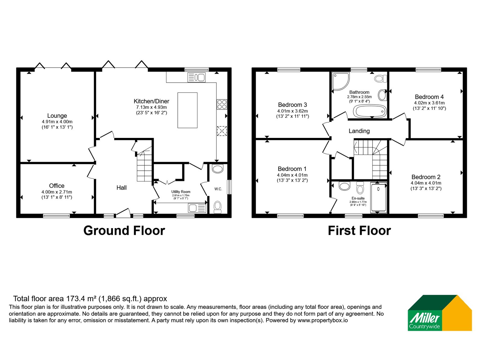 Chy Trelowen,, Black Cross, Cornwall floorplan
