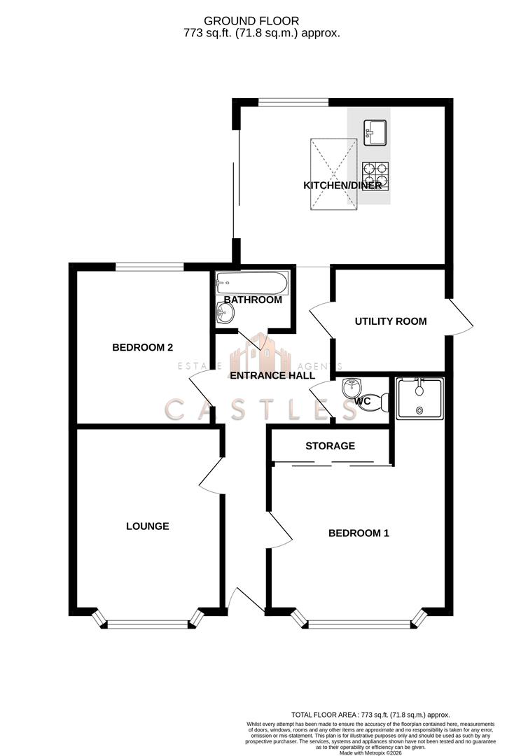 108, Gudge Heath Lane, Fareham floorplan