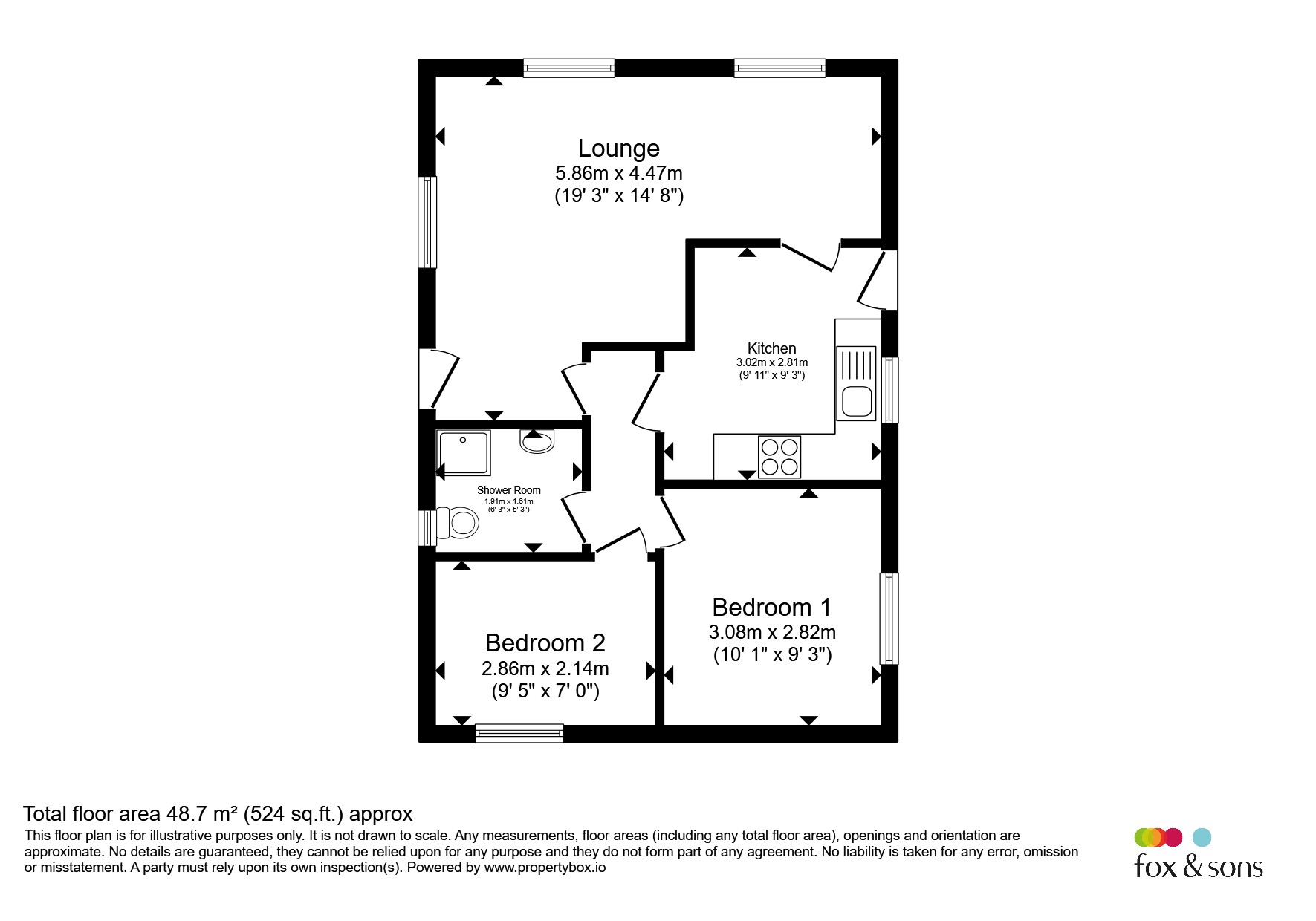 125, Oak Tree Close, Oak Tree Lane, Eastbourne floorplan