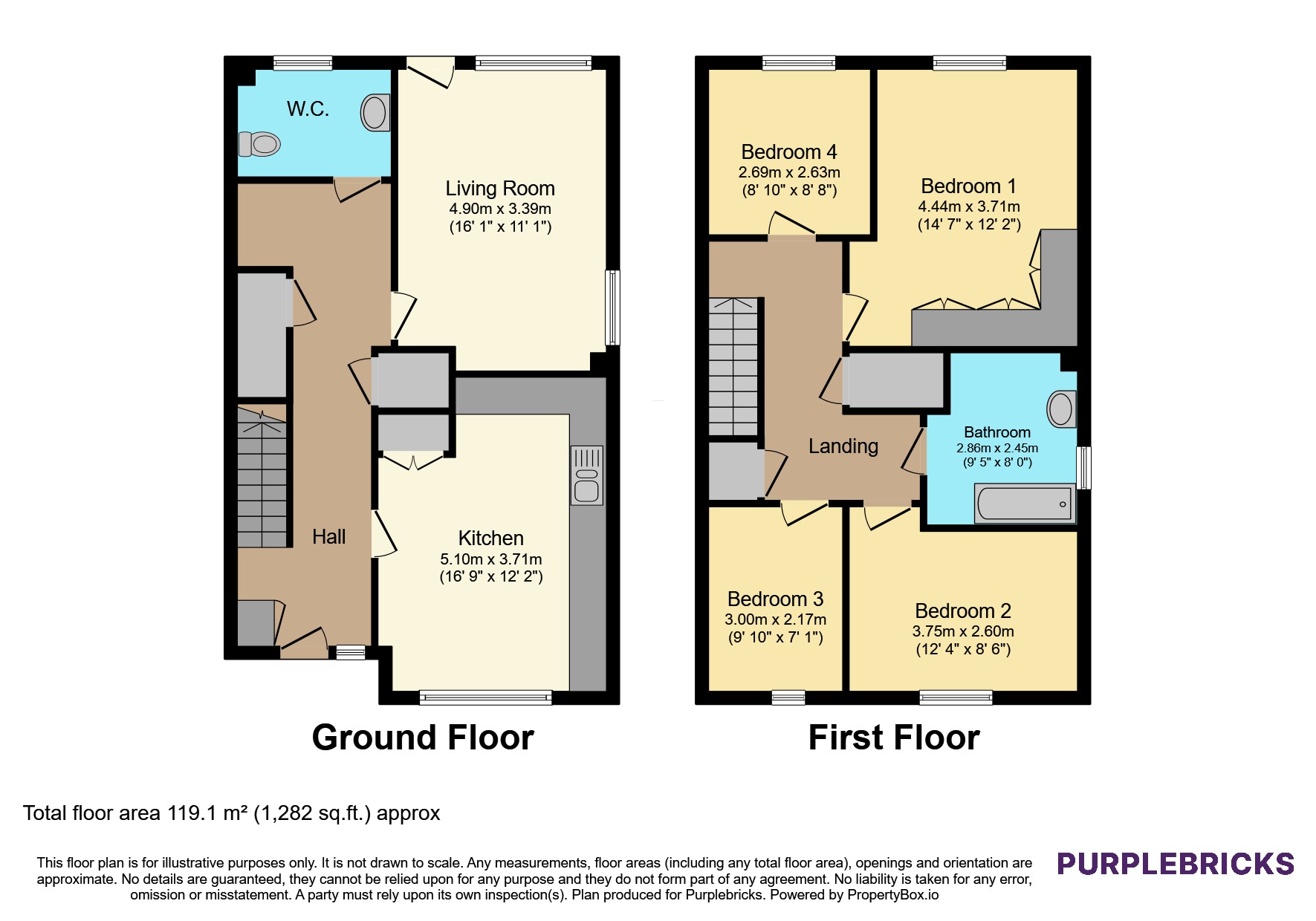 290, Queen Mary Road, Sheffield floorplan