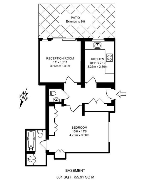 1 Bedrooms Flat to rent in Dollis Hill Lane, London NW2