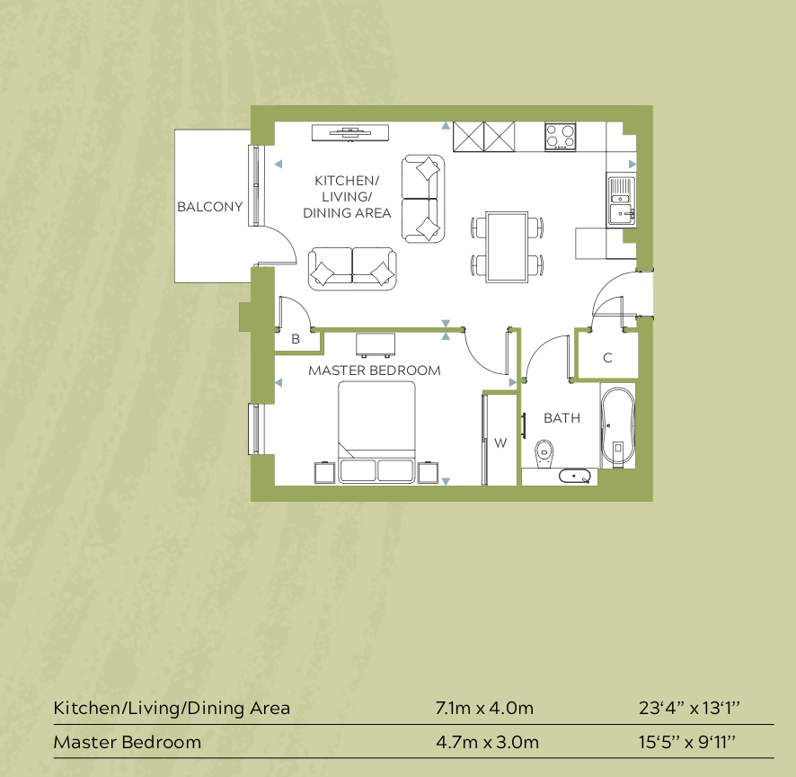Edinburgh Way, Harlow CM20, 1 bedroom flat for sale 61265967