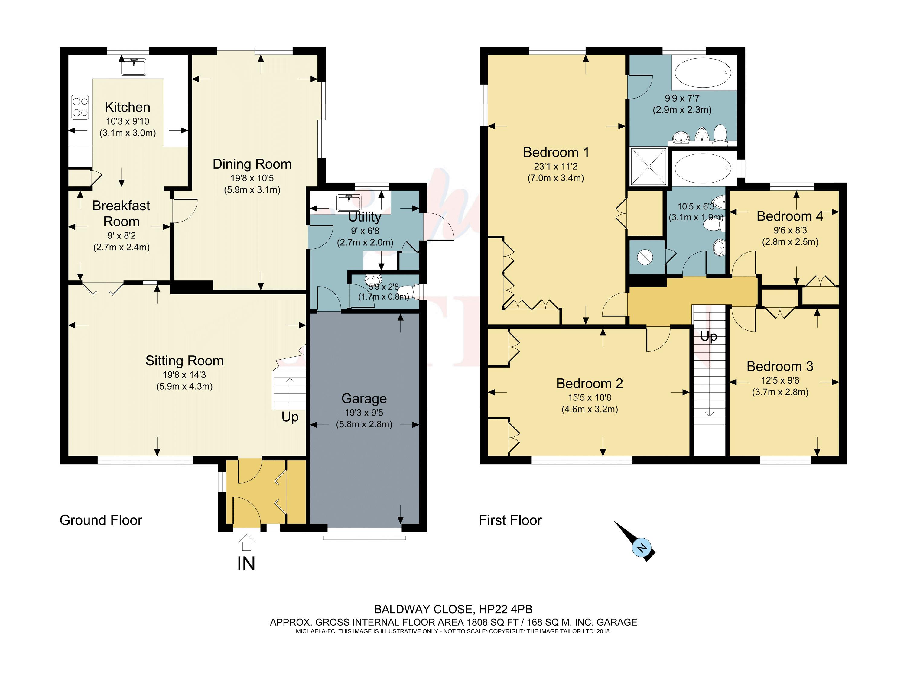 6, Baldways Close, Wingrave floorplan