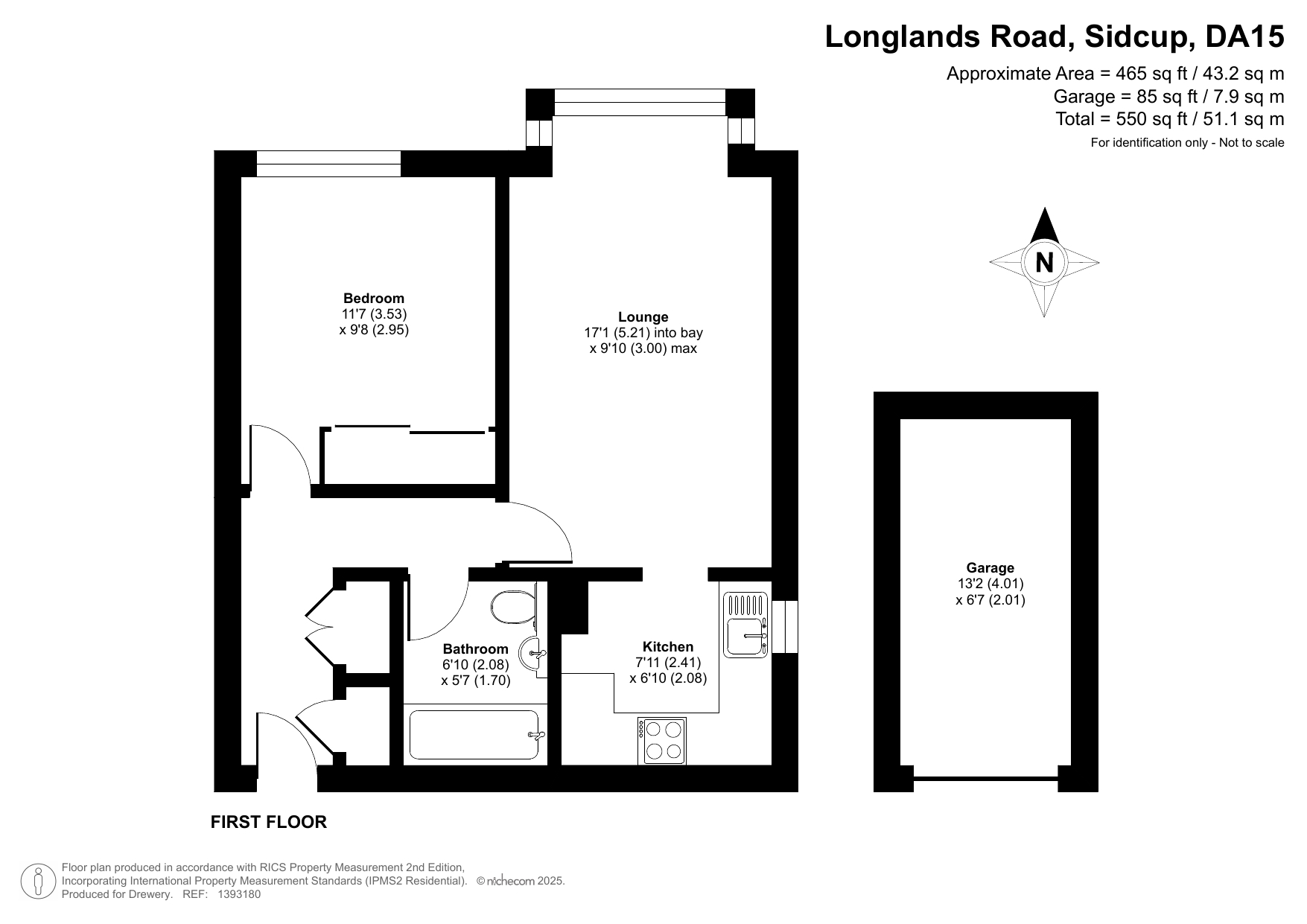12, The Firs, Sidcup floorplan