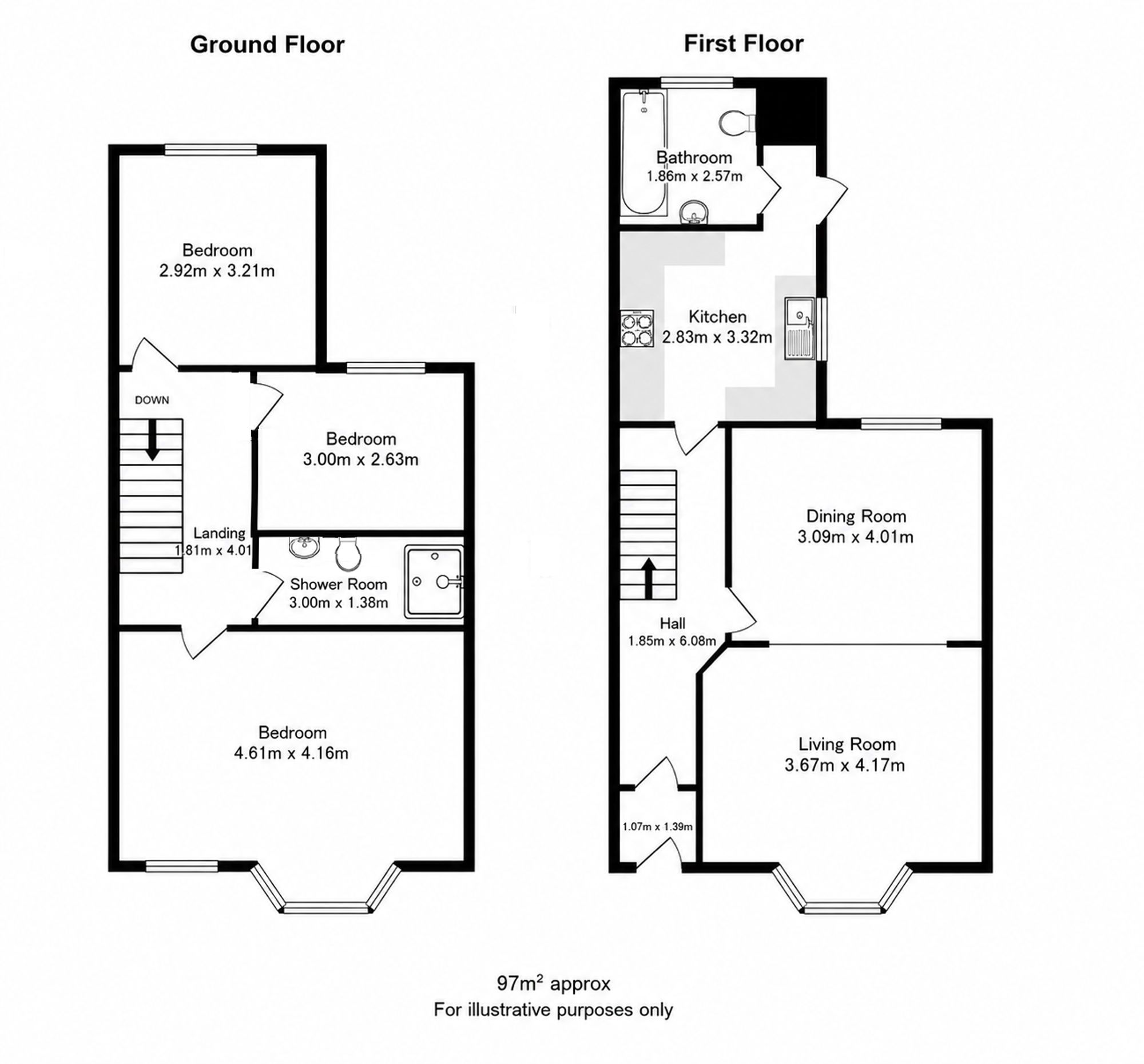 70 Roseberry Road, Bristol floorplan