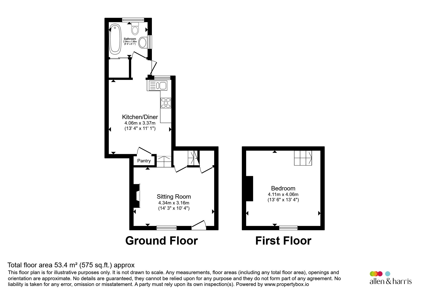132, Westbury Leigh, Westbury floorplan