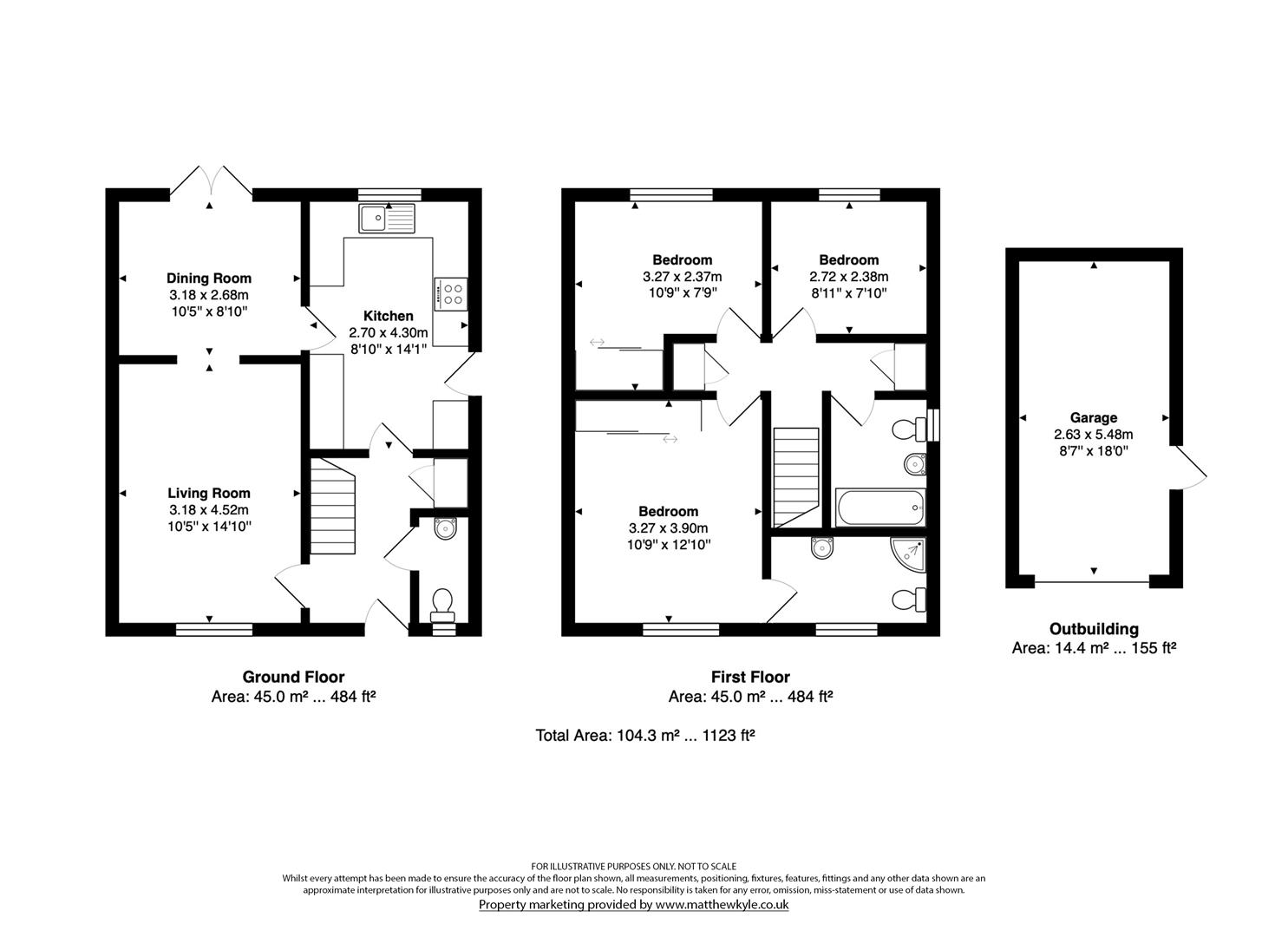 33, Somersham, Welwyn Garden City floorplan