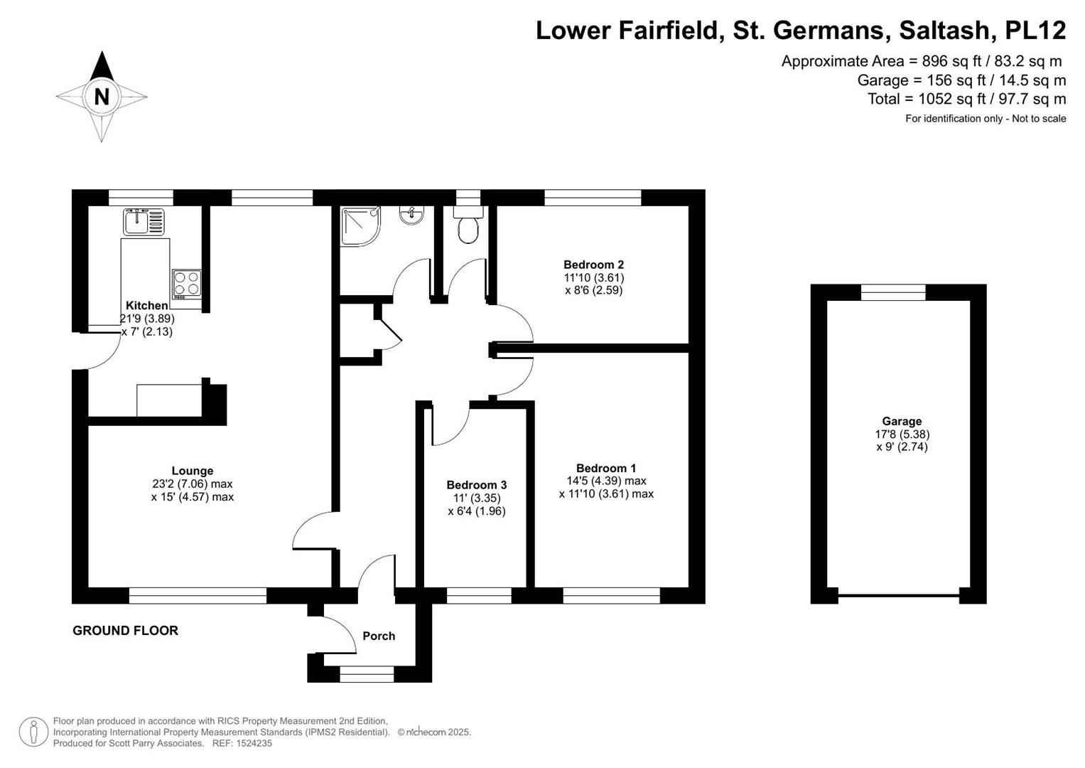 26, Lower Fairfield, Saltash floorplan
