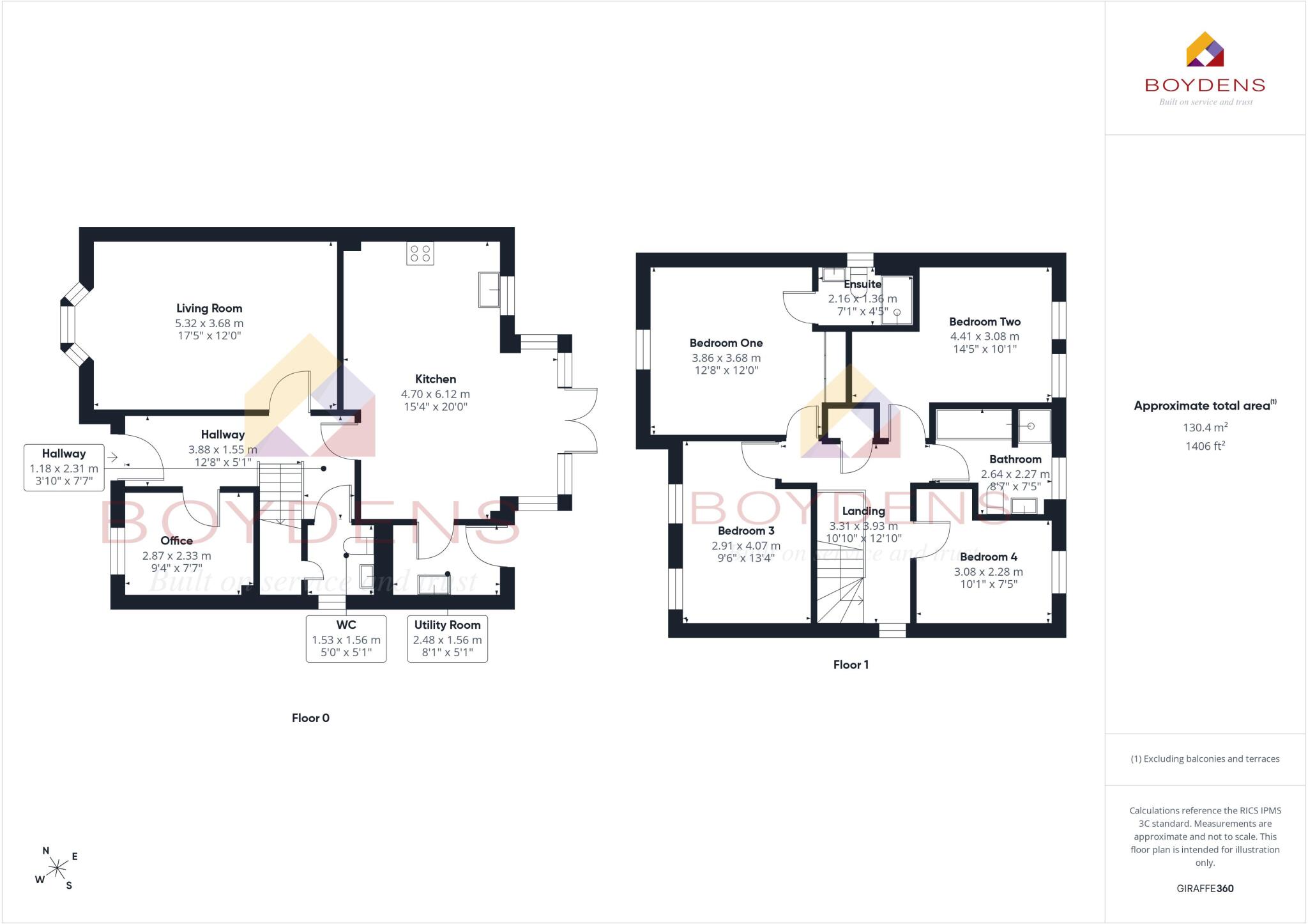 7, Osborne Close, Halstead floorplan