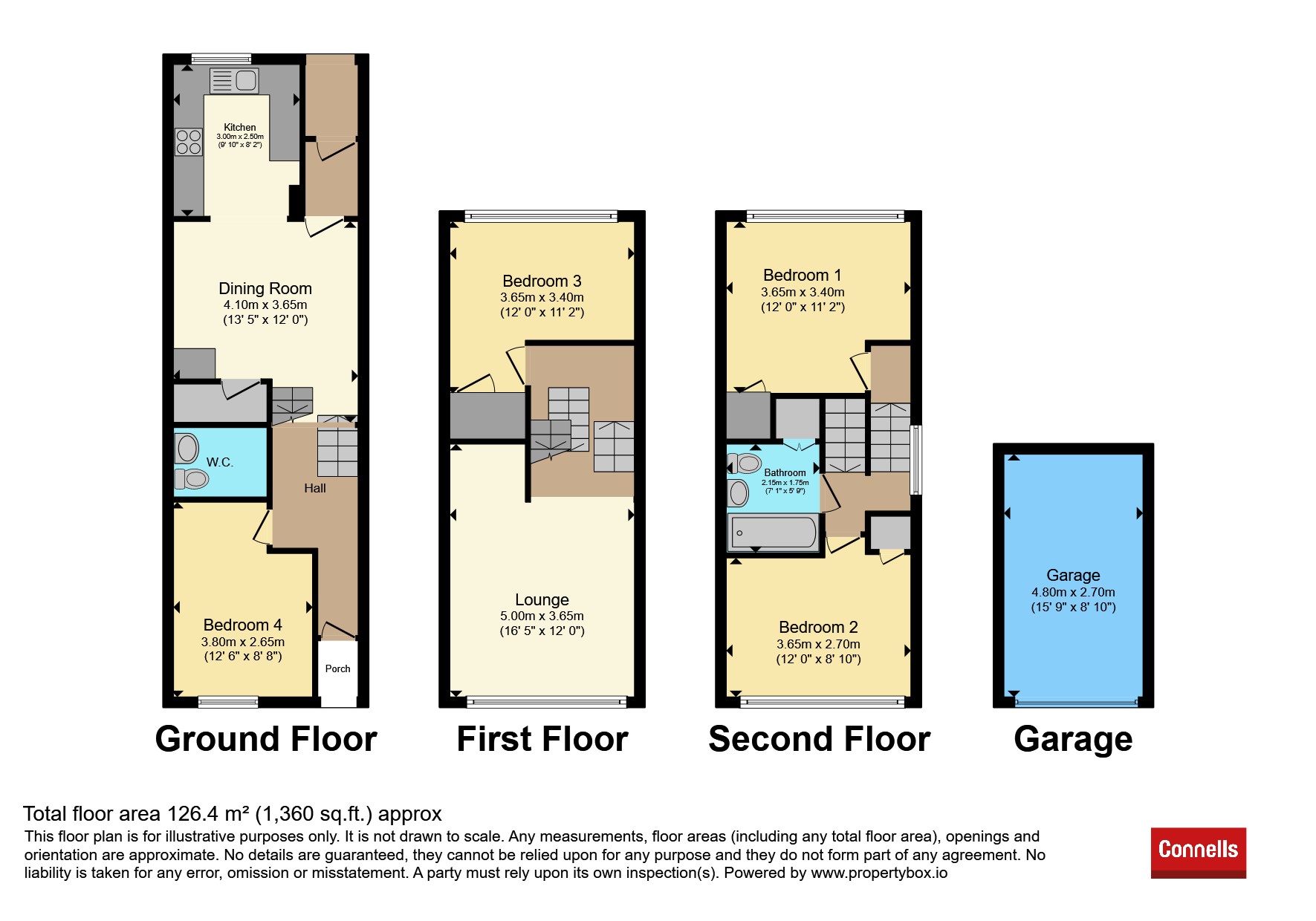 56, Pentland Close, Basingstoke floorplan