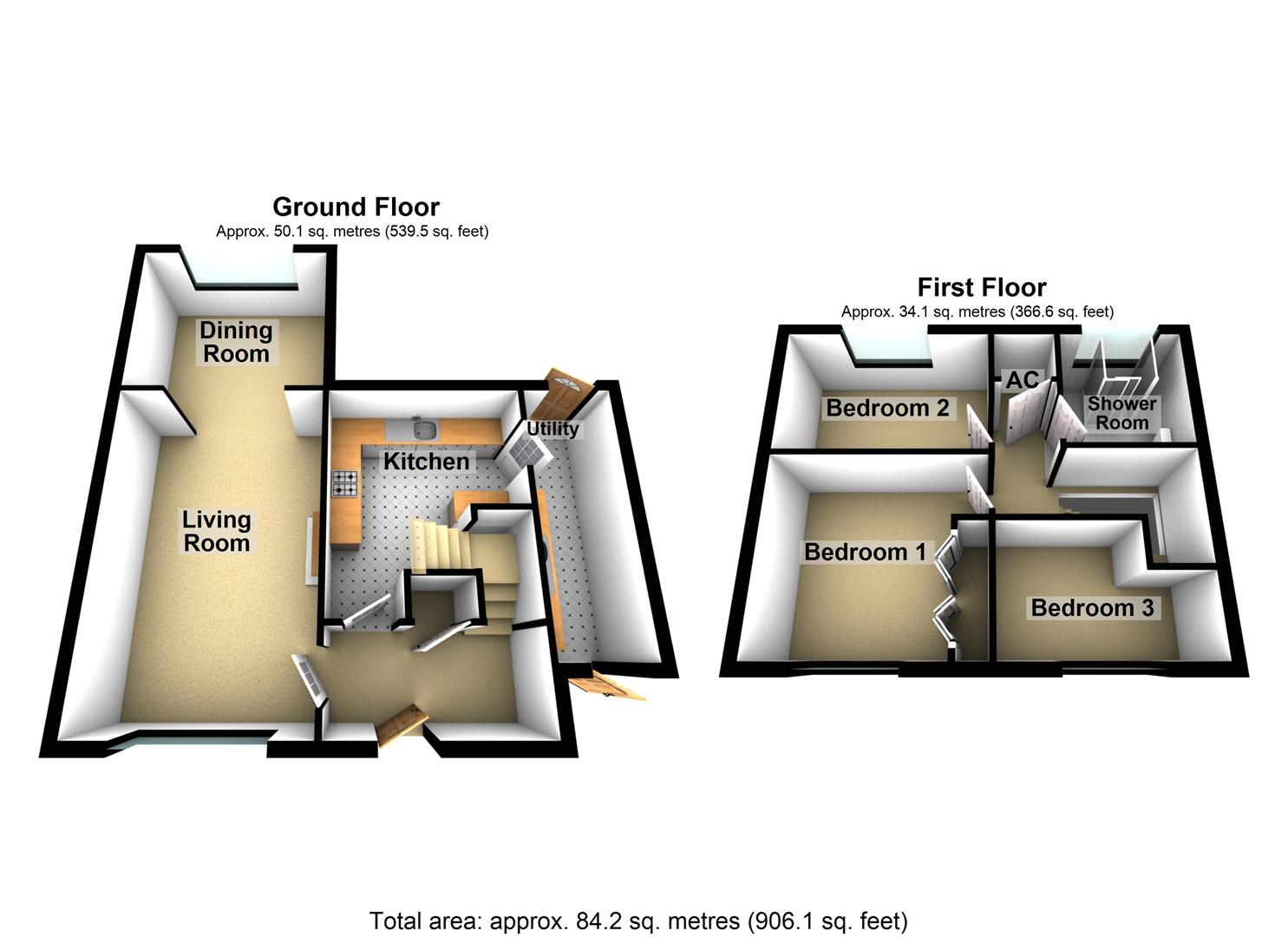 21, Bryn Siriol, Llanelli floorplan