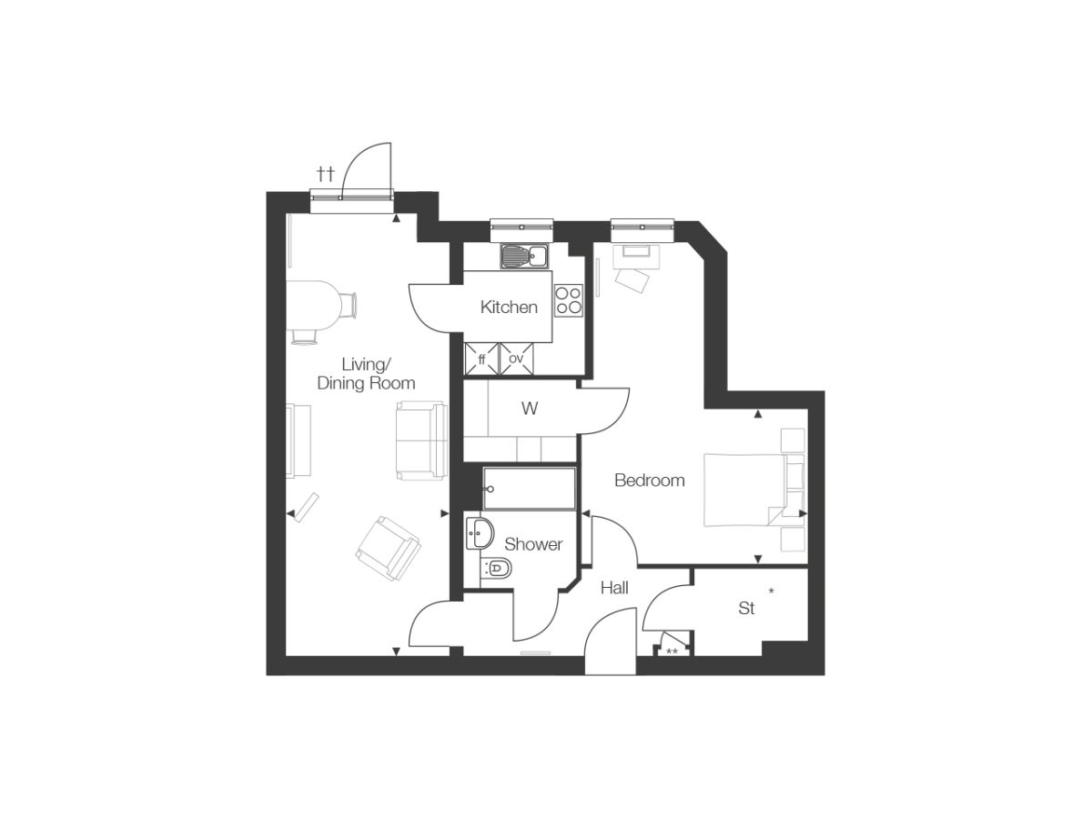 1 Bedrooms Flat for sale in Trinity Place Holmer Green Road, Hazlemere, High Wycombe HP15