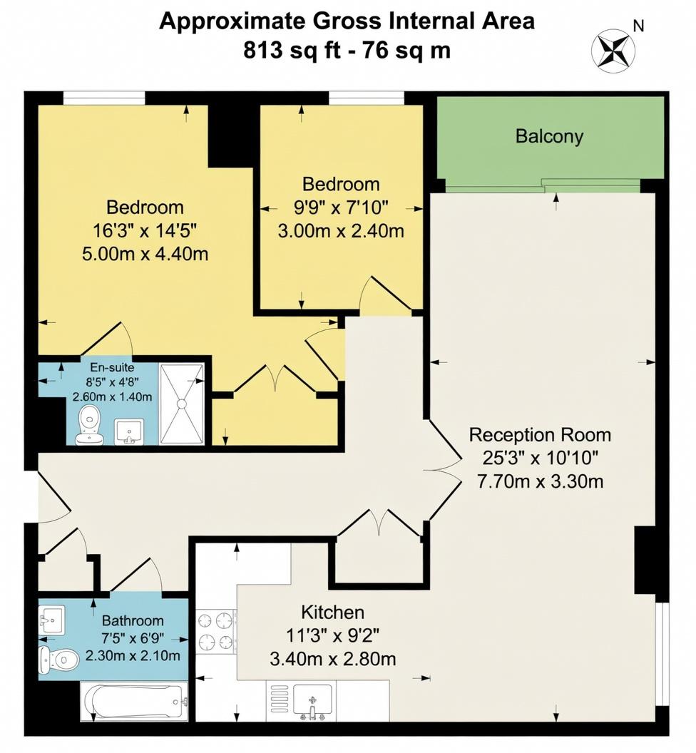 100, Kingsway, London floorplan