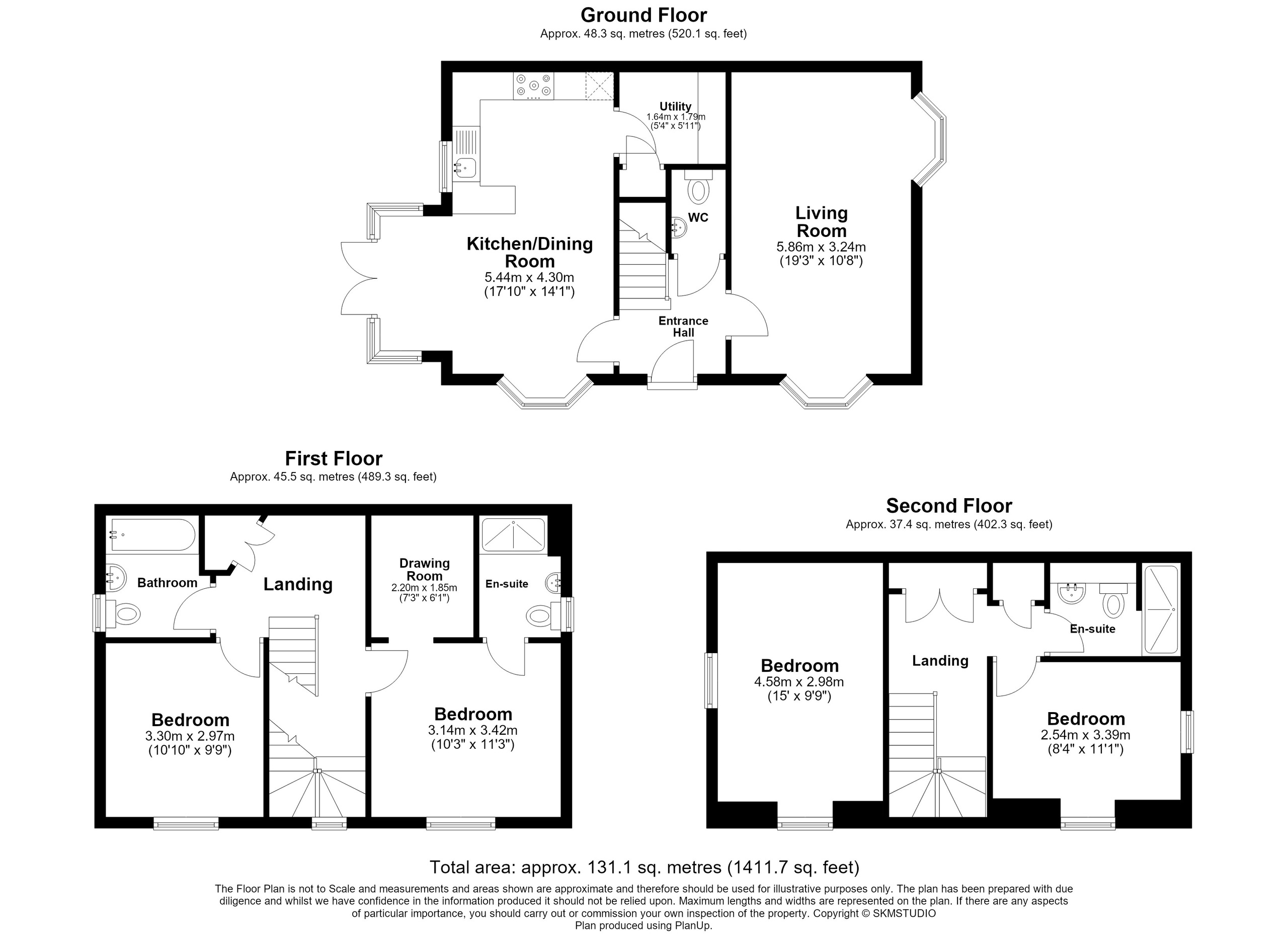 12 Cheddington Grove, Aylesbury floorplan