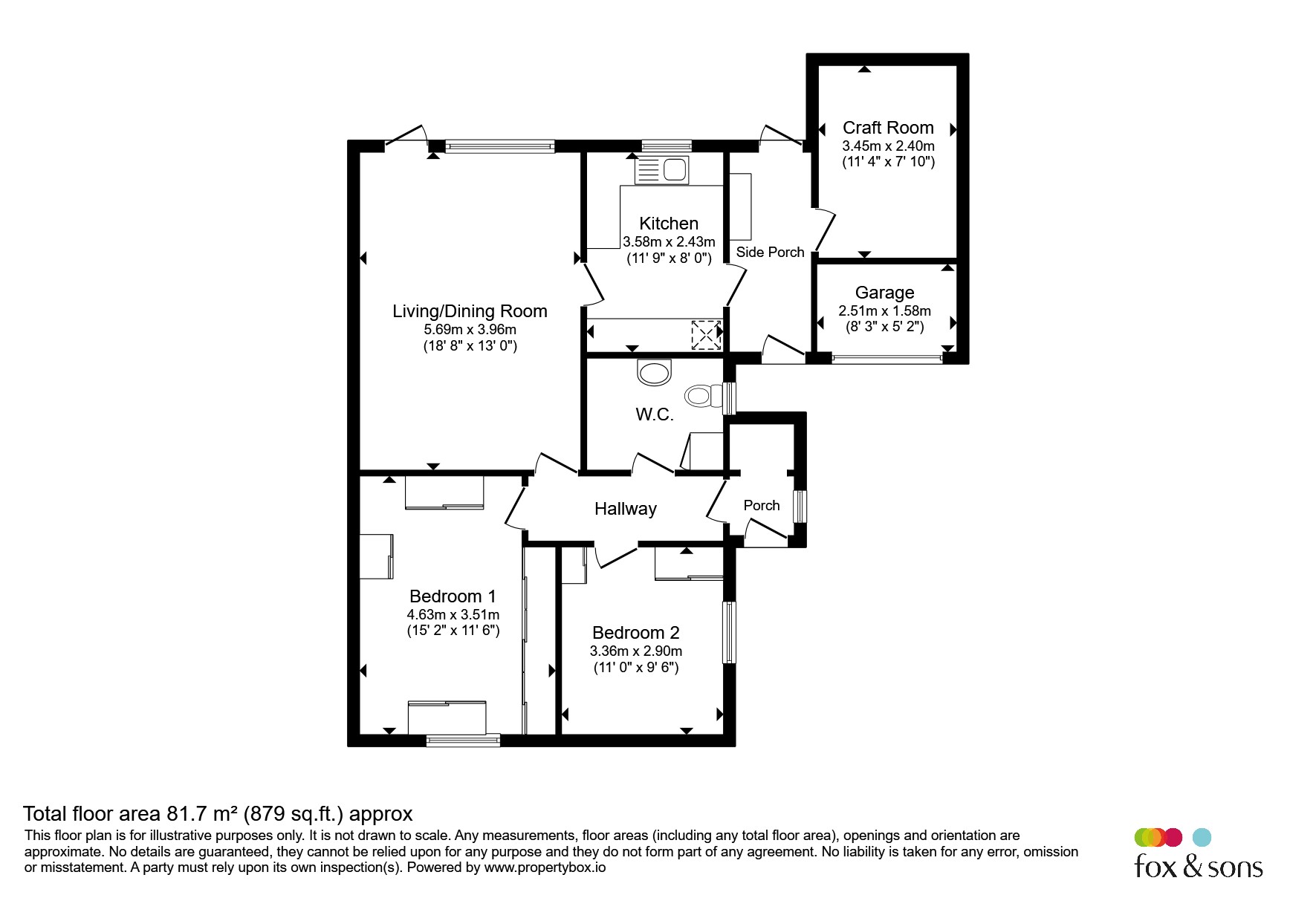 3, Cranleigh Close, Salisbury floorplan