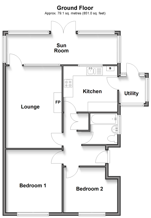 Upper Free Down, Herne Bay floorplan