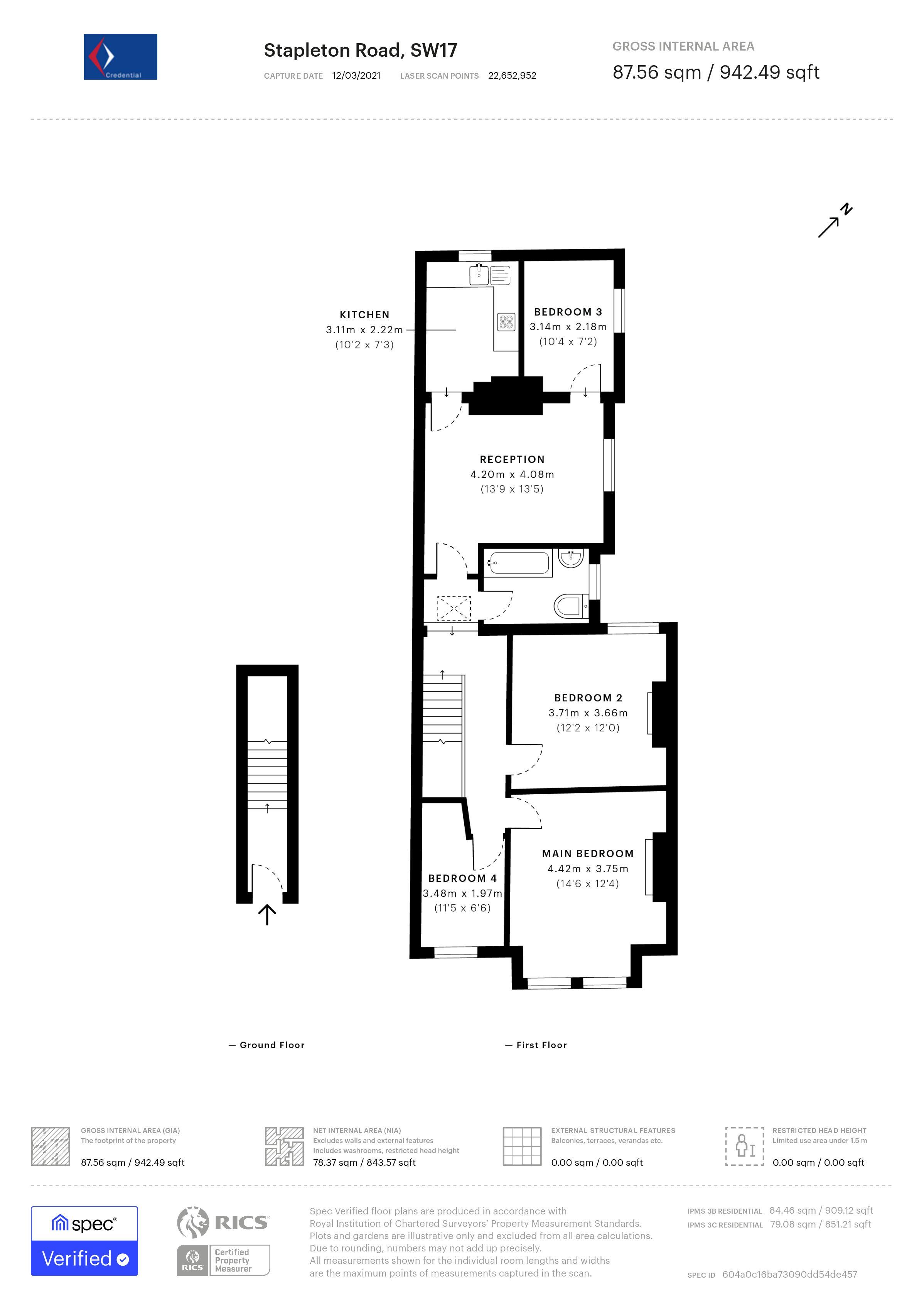 Stapleton Road, London floorplan