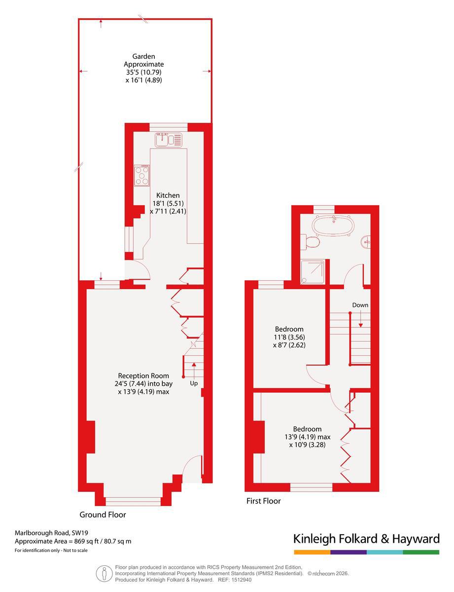 15, Marlborough Road, London floorplan