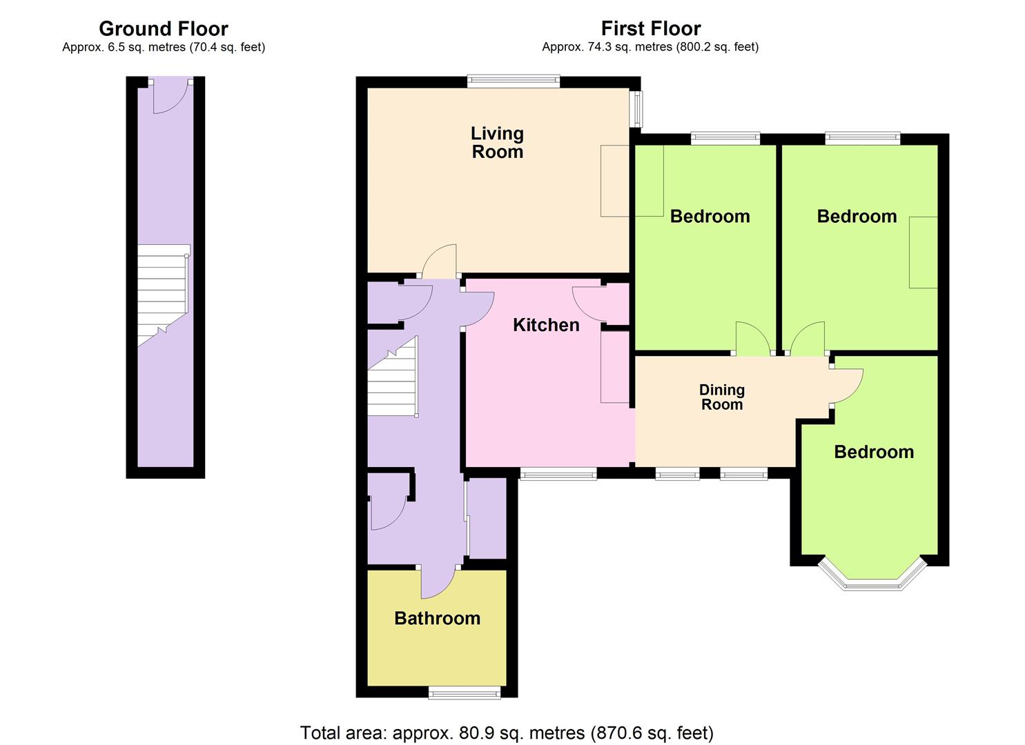 South Street, Tarring, Worthing BN14, 3 bedroom flat for sale